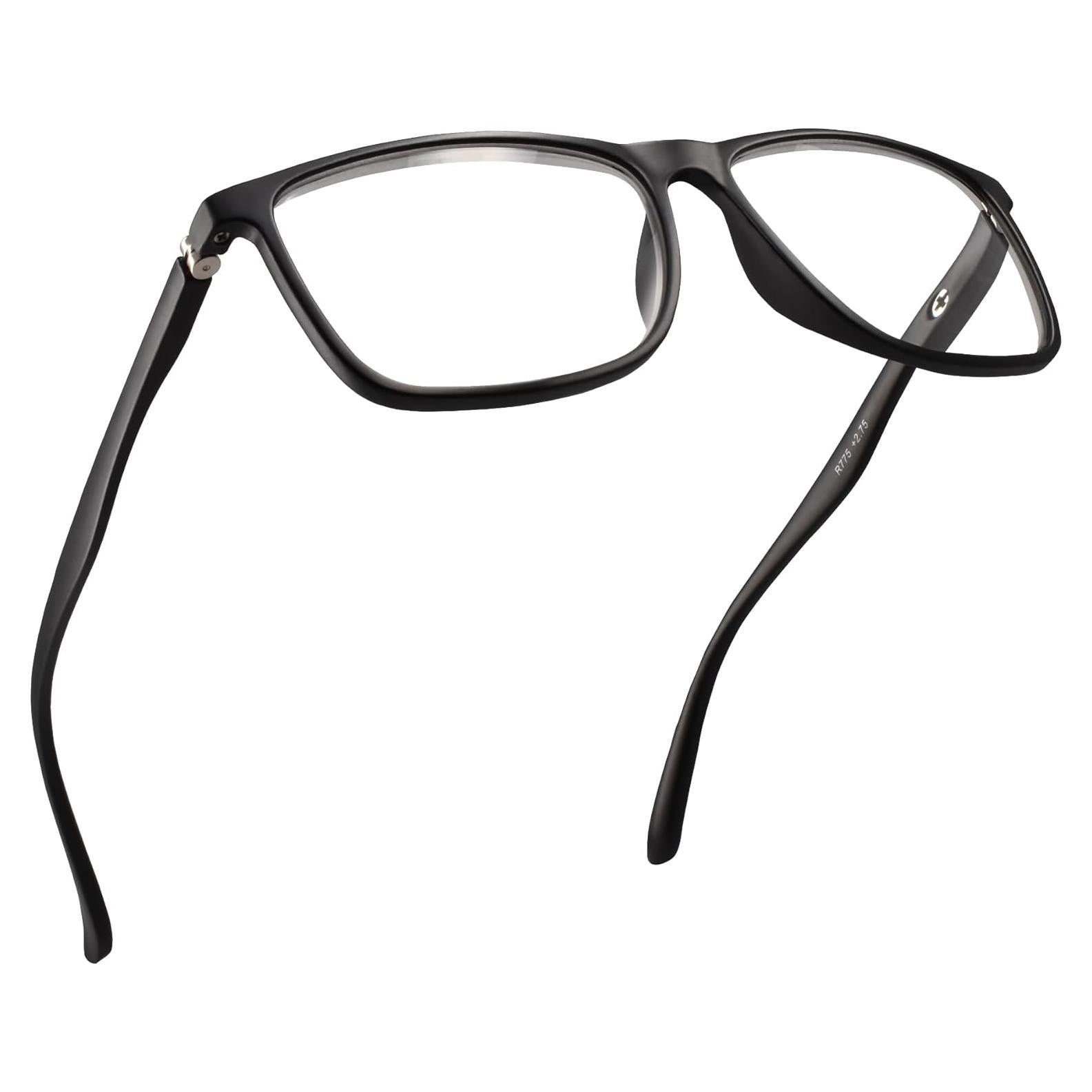 Gafas de lectura 2SeeLife grandes negras TR90 2.25x