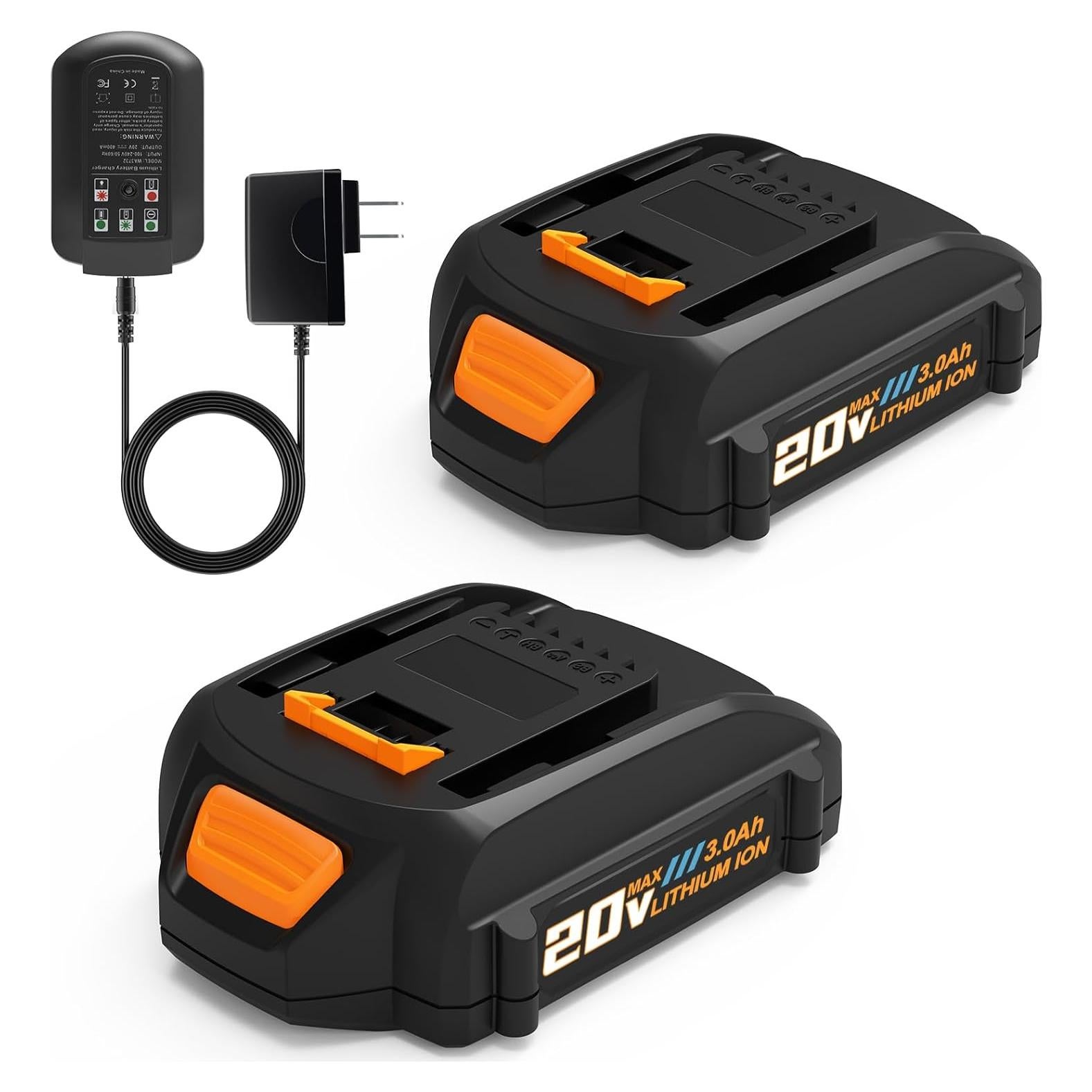 Kit de 2 Baterías 20V 3.0Ah y Cargador Koedsion WA3525