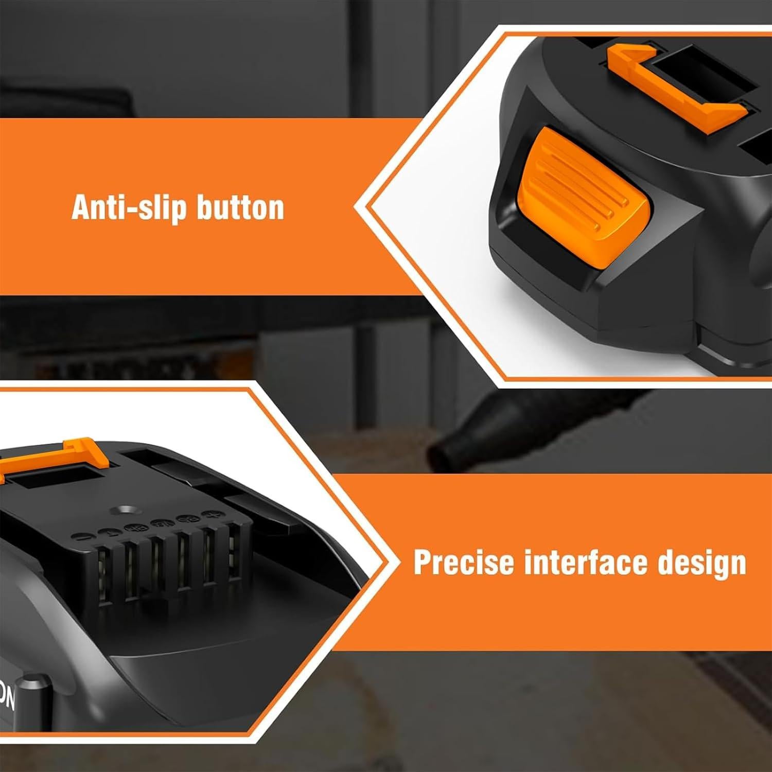 Batería de Reemplazo Mejorada 3600mAh Worx 20V WA3525