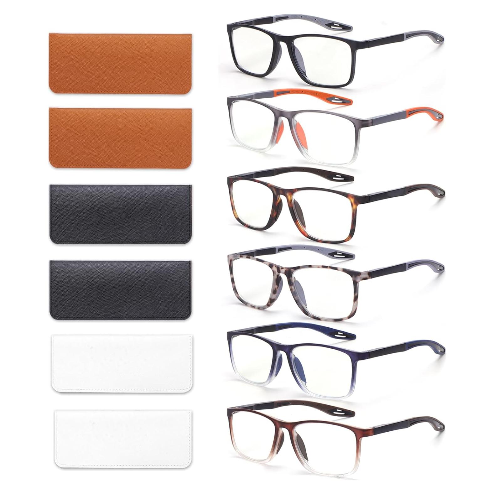 Paquete 6 Gafas de Lectura Anti Luz Azul BLOEXCLU 1.75x