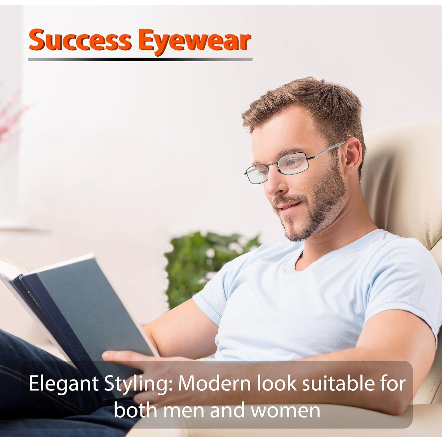 Gafas de lectura Success Eyewear 2 pares plegables unisex