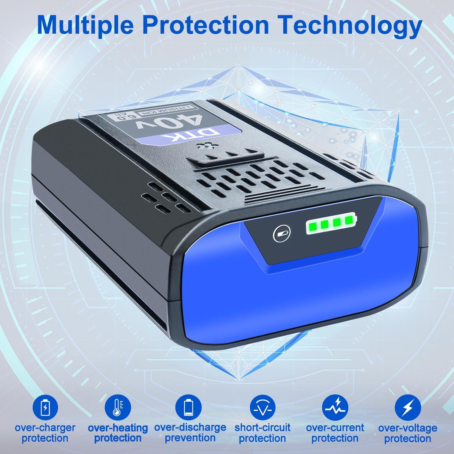 Batería de Reemplazo 40V Kobalt 6000mAh Ion de Litio