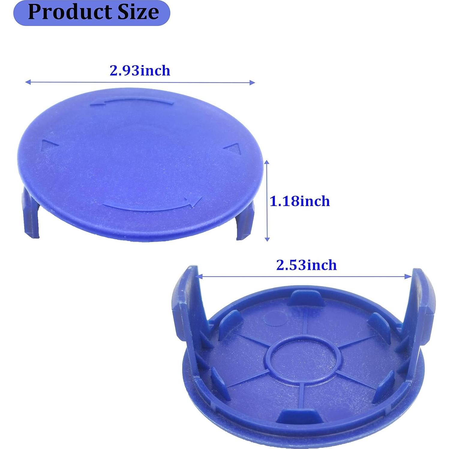 Cubierta de Tapa de Carrete Kobalt KST-120X 2 Paquetes