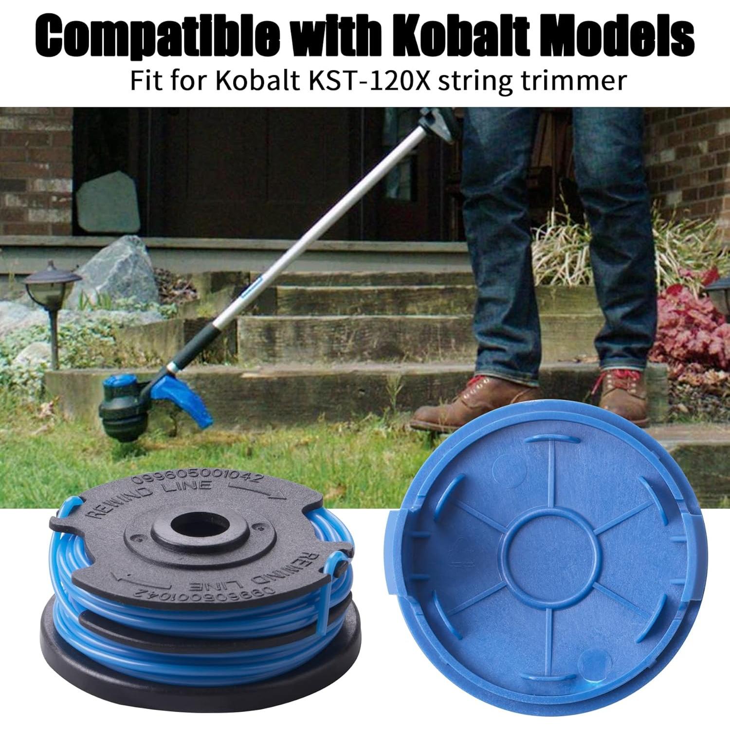 Carrete de Reemplazo Kobalt KST-120X 6 Paquetes 20 pies 0.065"