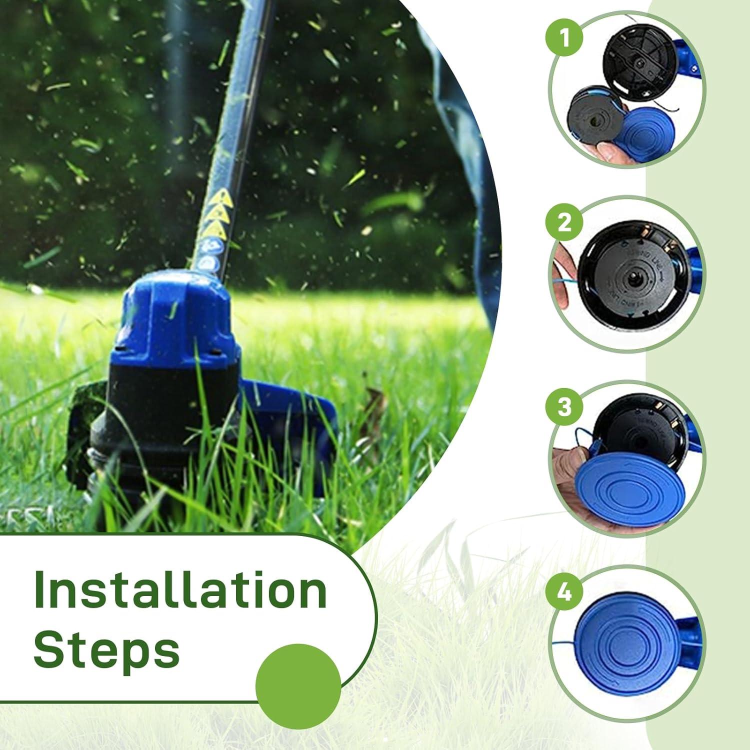 Carrete de hilo Kobalt KST-120X 10 piezas 20 pies nylon