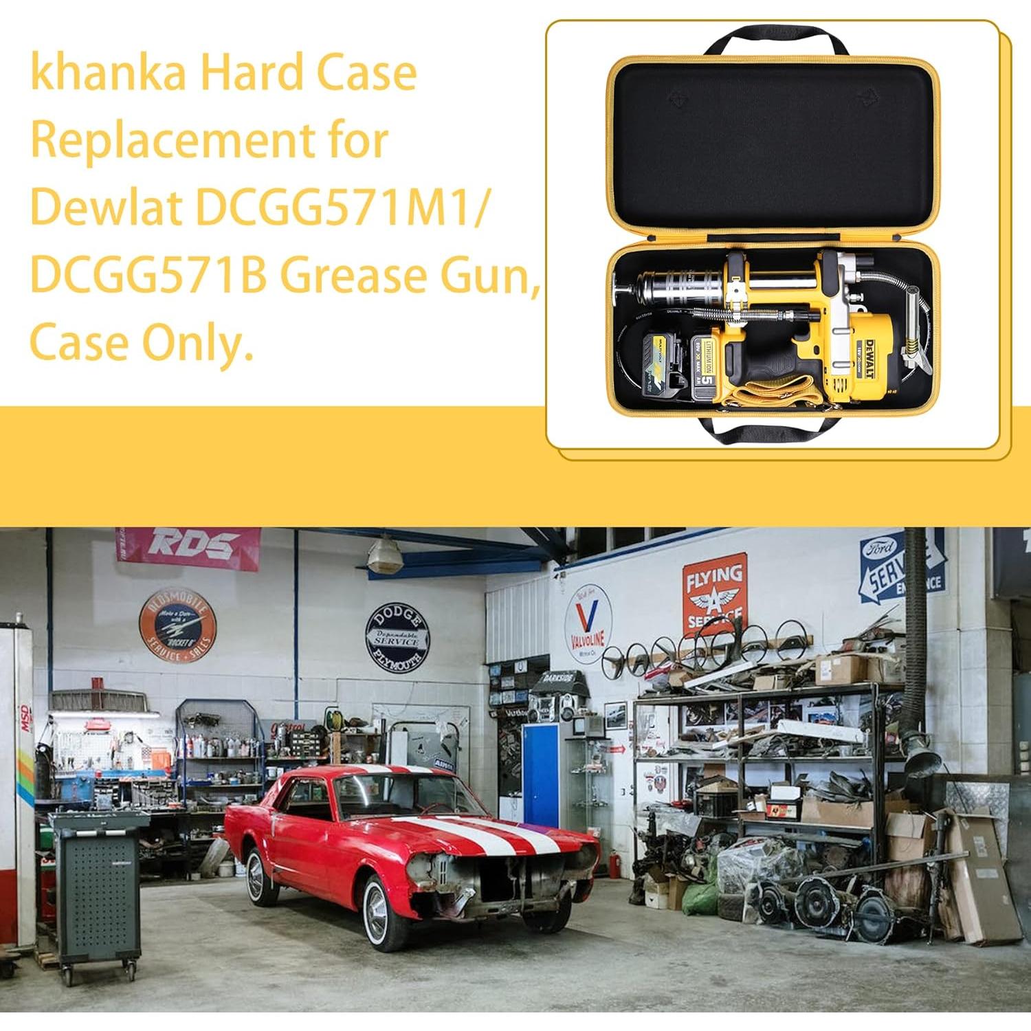 Funda Dura Khanka para Pistola de Grasa Dewalt DCGG571M1 20V