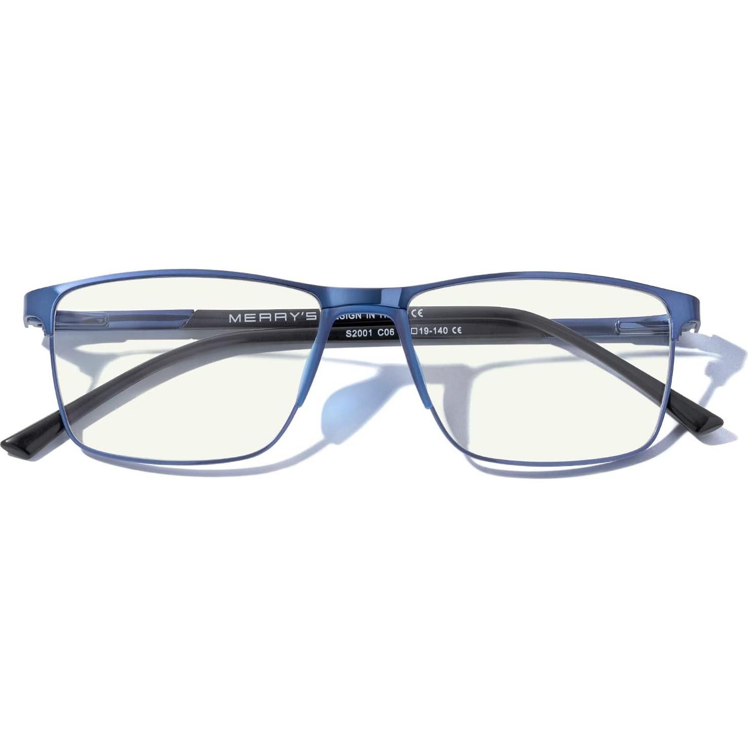 Gafas de bloqueo luz azul MERRY'S Metal 52mm para hombres