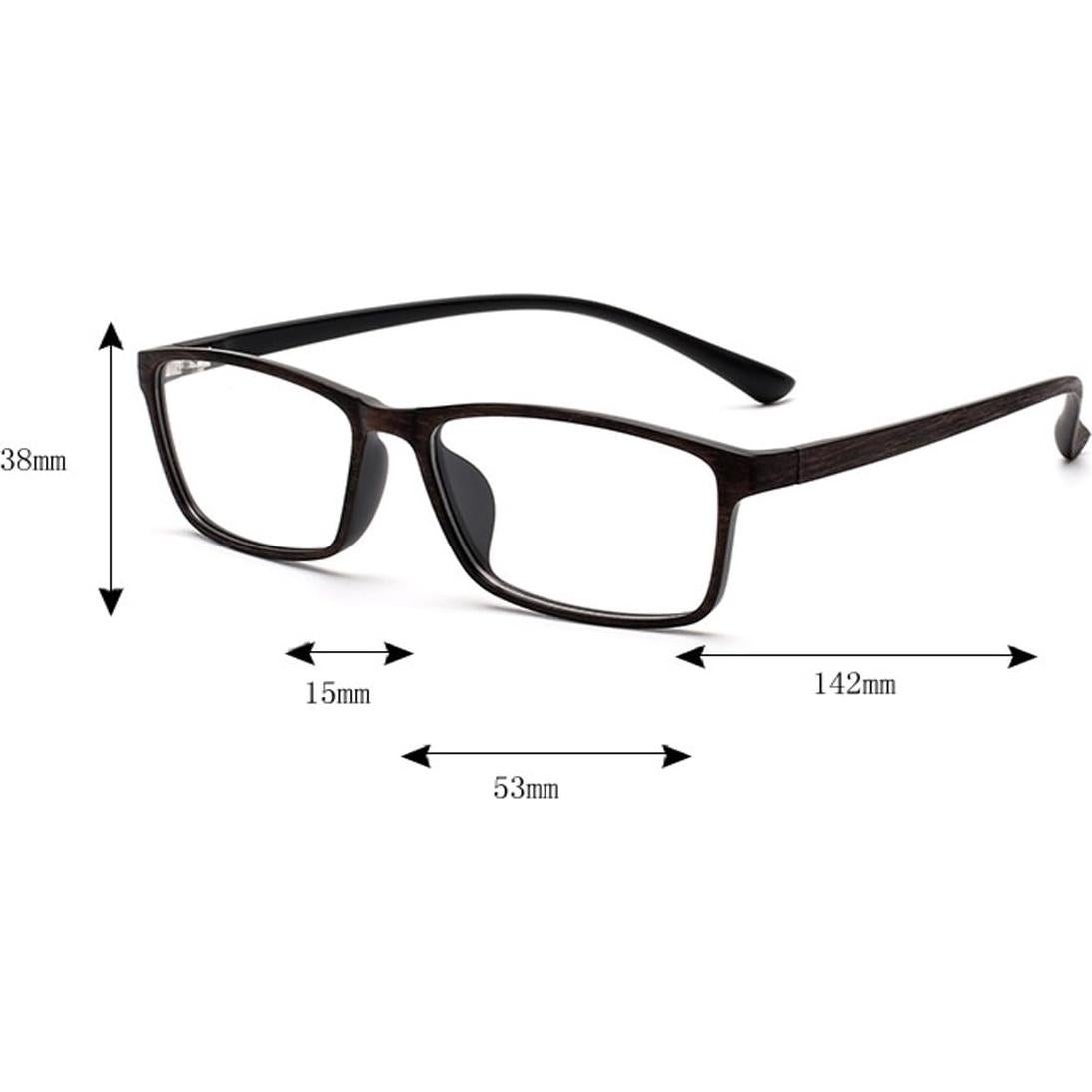 Gafas de Miopía Fullwosing -1.25 Marco TR90 Unisex