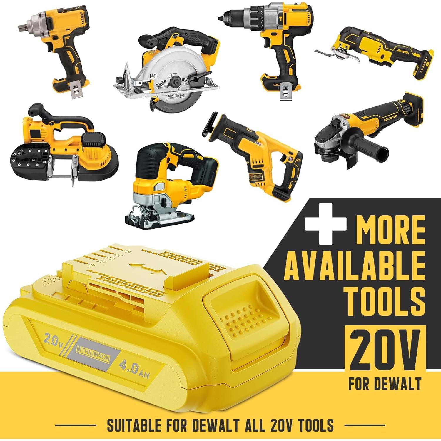 Batería de Reemplazo Dewalt 20V MAX 3.5Ah 2Pack Litio