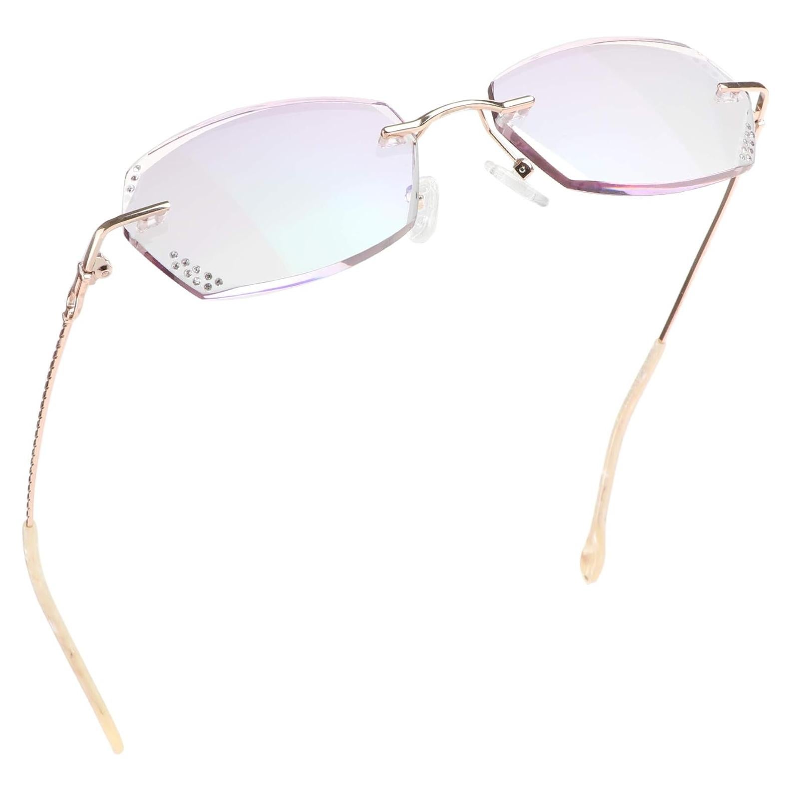 Gafas de bloqueo luz azul LifeArt +3.00 unisex oro