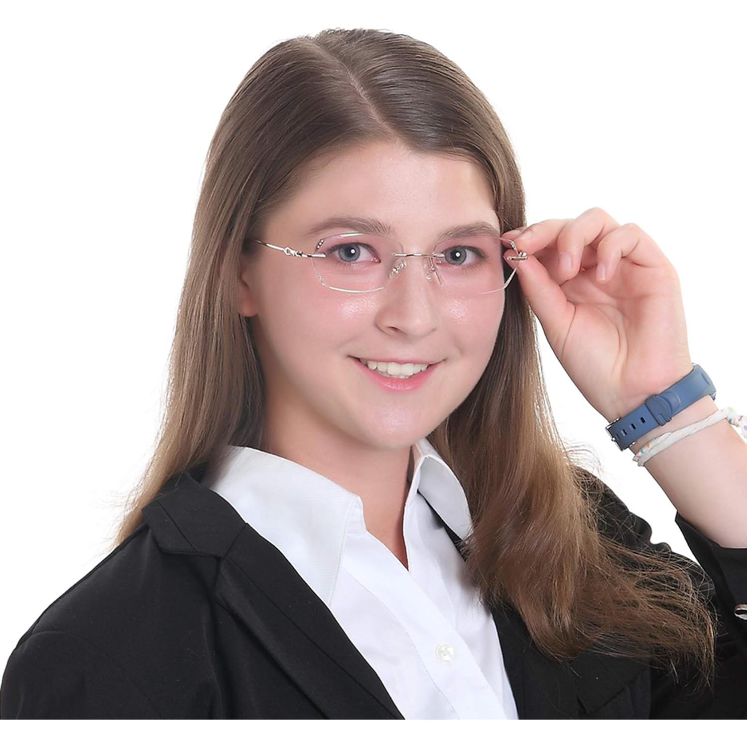 Gafas de bloqueo luz azul LifeArt +3.00 unisex oro