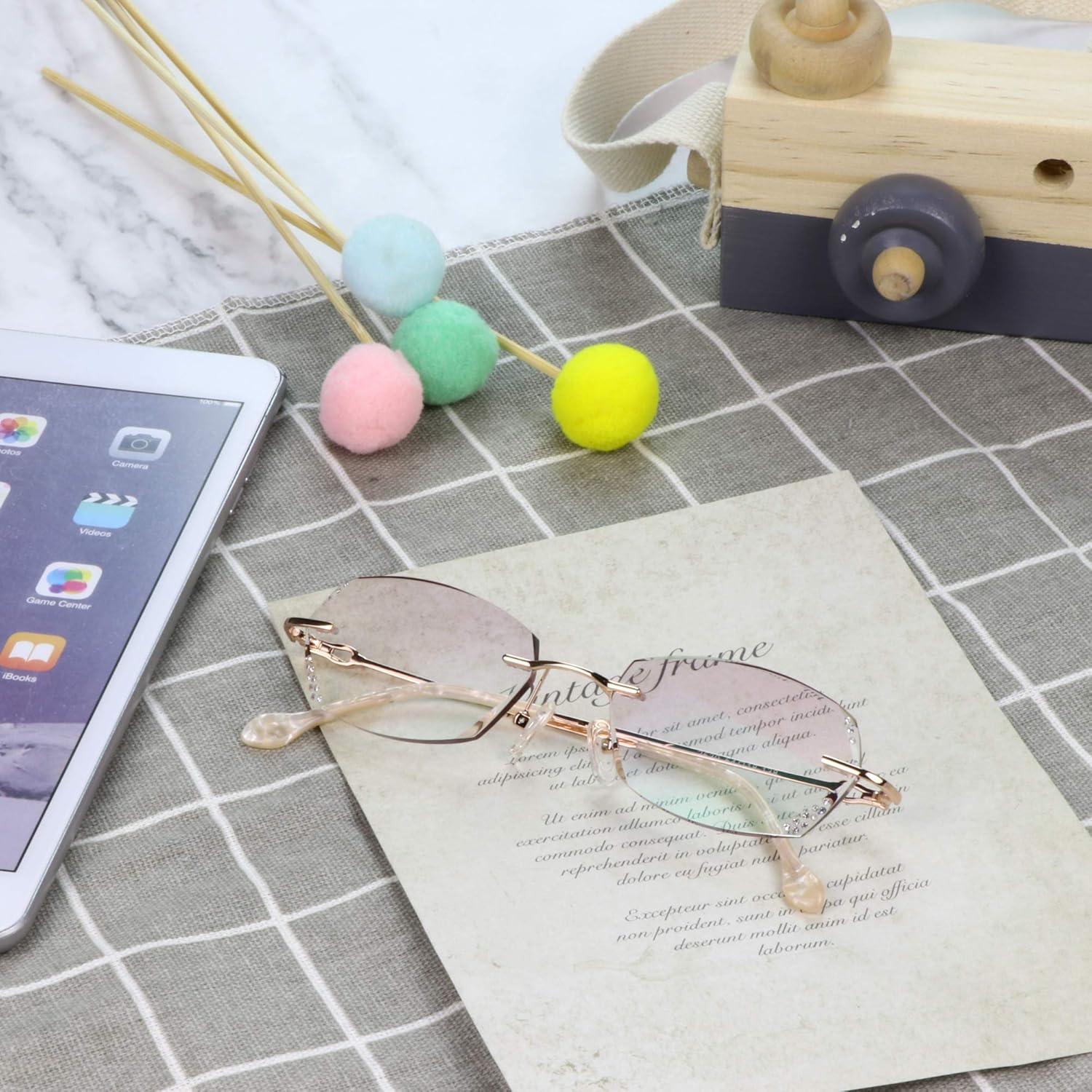 Gafas de bloqueo luz azul LifeArt +3.00 unisex oro