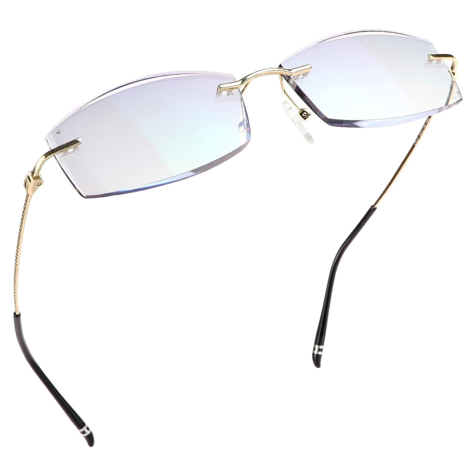 Gafas de bloqueo luz azul LifeArt +2.00 unisex oro