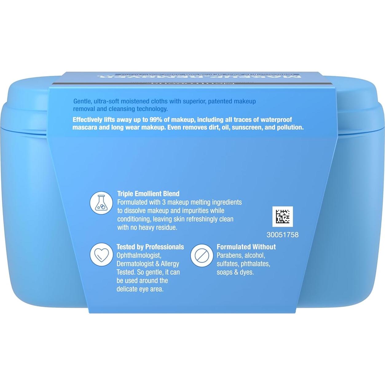 Toallitas Desmaquillantes Neutrogena 25 Pzas Suaves y Ecológicas