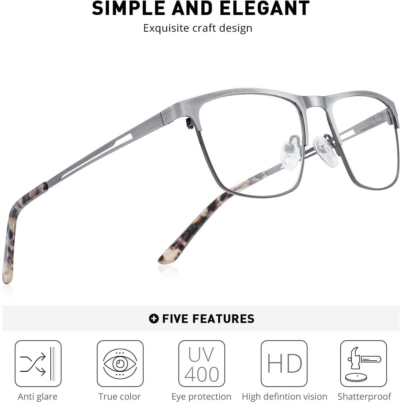 Gafas de lectura OLIEYE unisex 2.5x con bloqueo luz azul