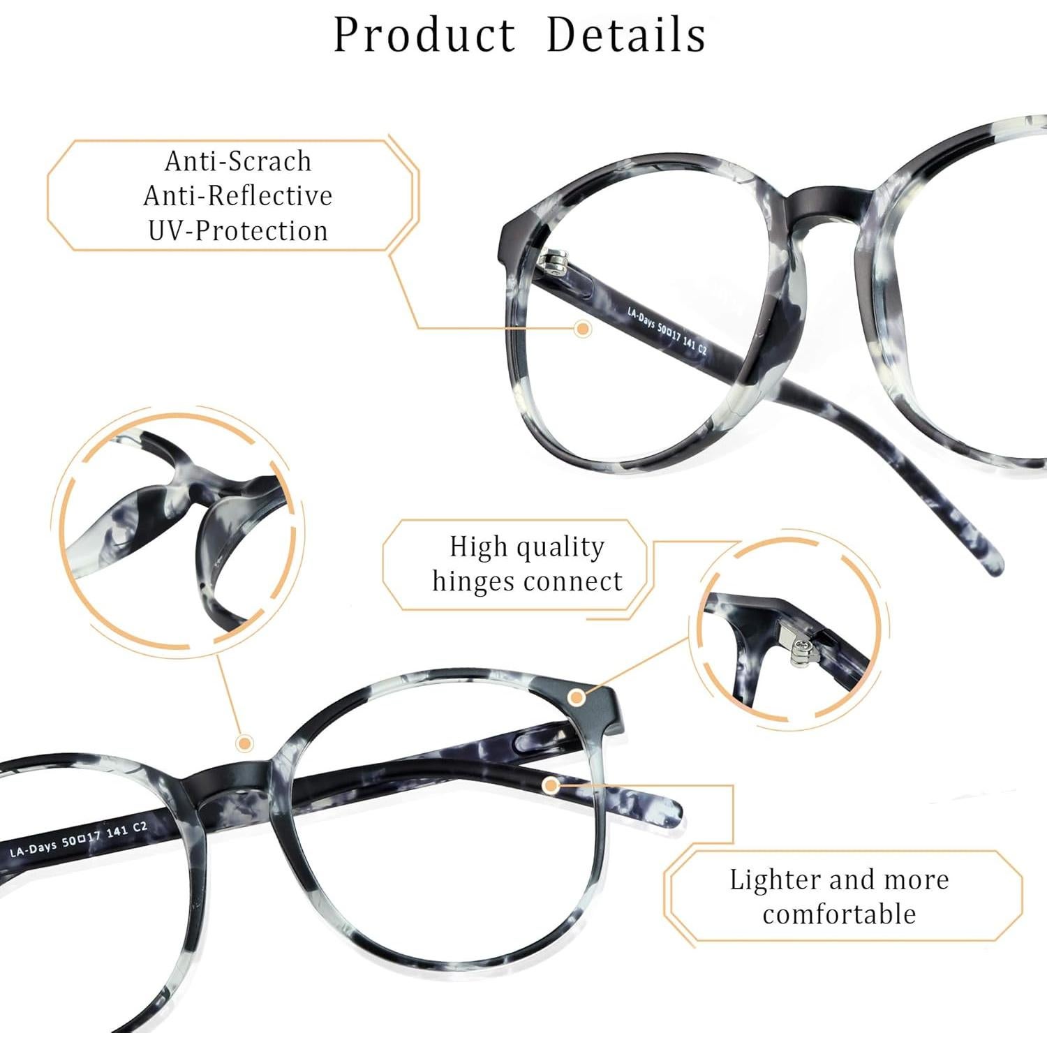 Gafas de lectura bifocal LifeArt con bloqueo luz azul