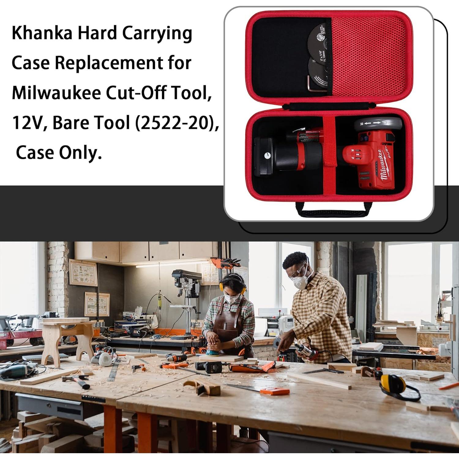 Funda Dura Khanka para Herramienta de Corte Milwaukee M12 2522
