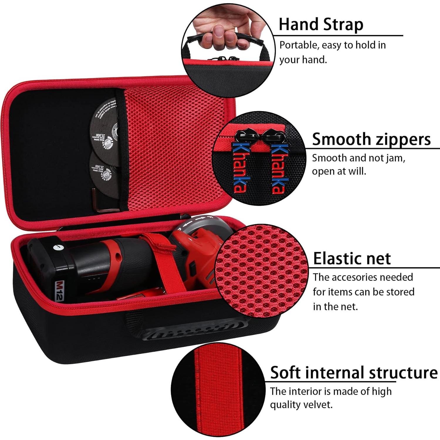 Funda Dura Khanka para Herramienta de Corte Milwaukee M12 2522