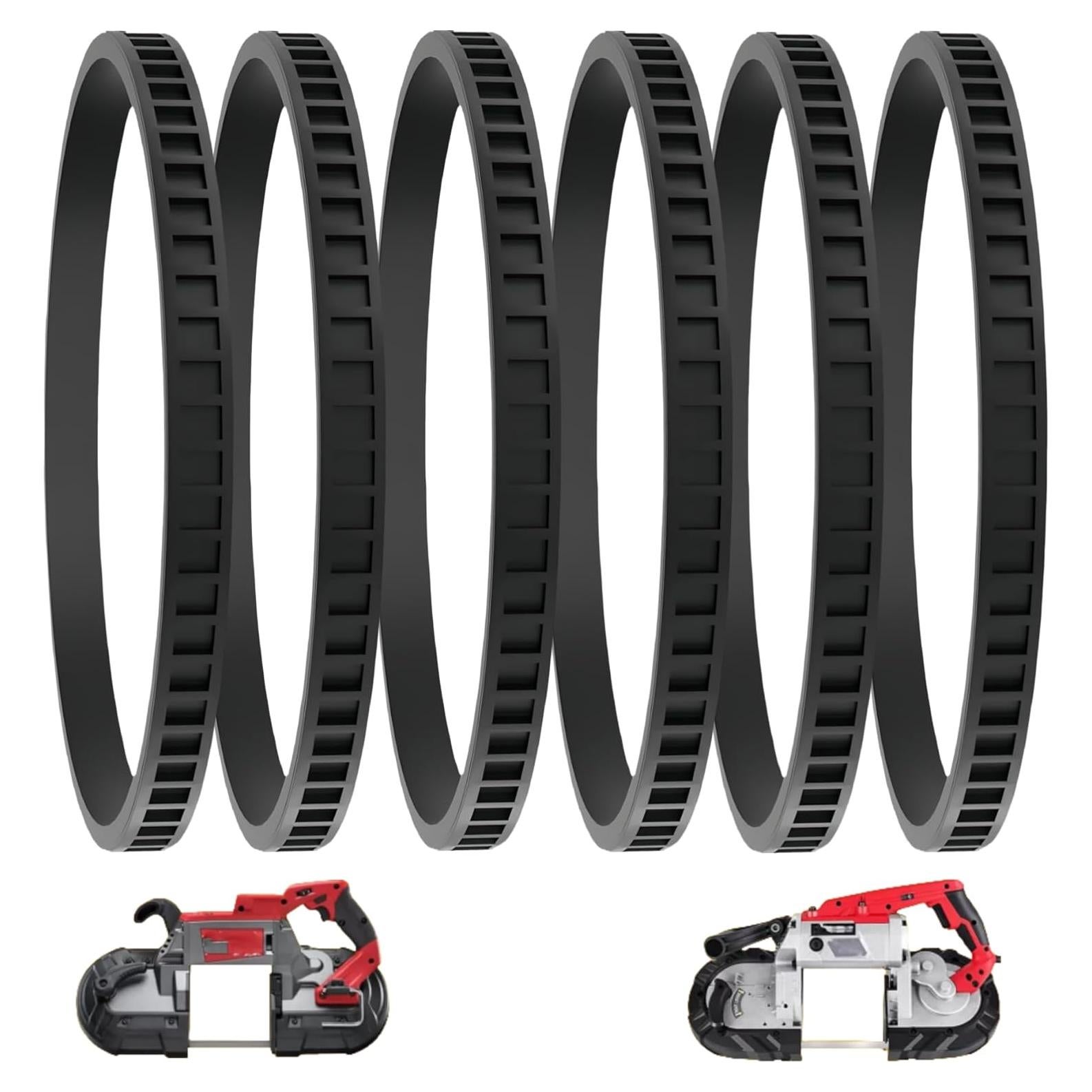 6 Neumáticos de Reemplazo AXYUADA 45-69-0010 para Sierra de Banda