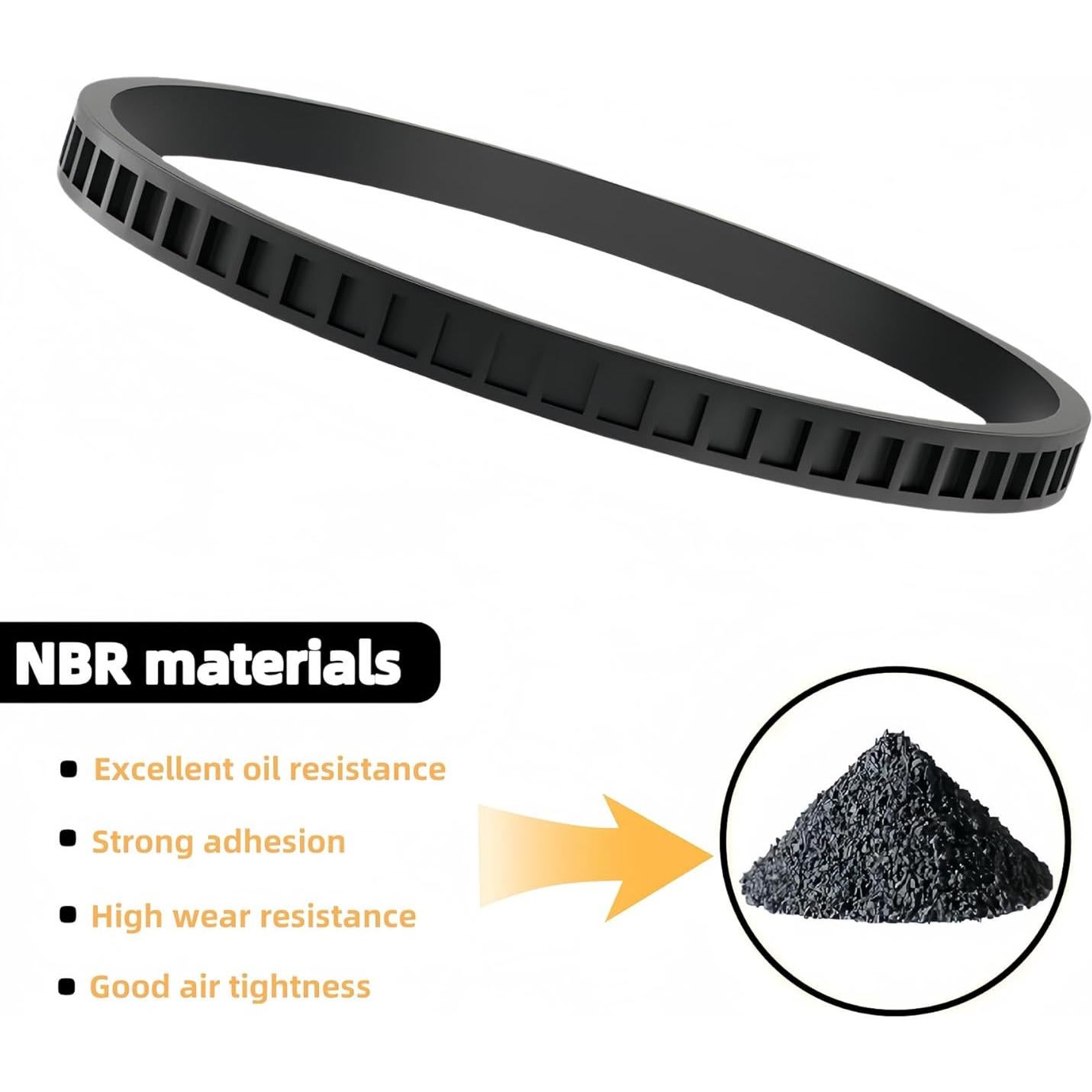 6 Neumáticos de Reemplazo AXYUADA 45-69-0010 para Sierra de Banda