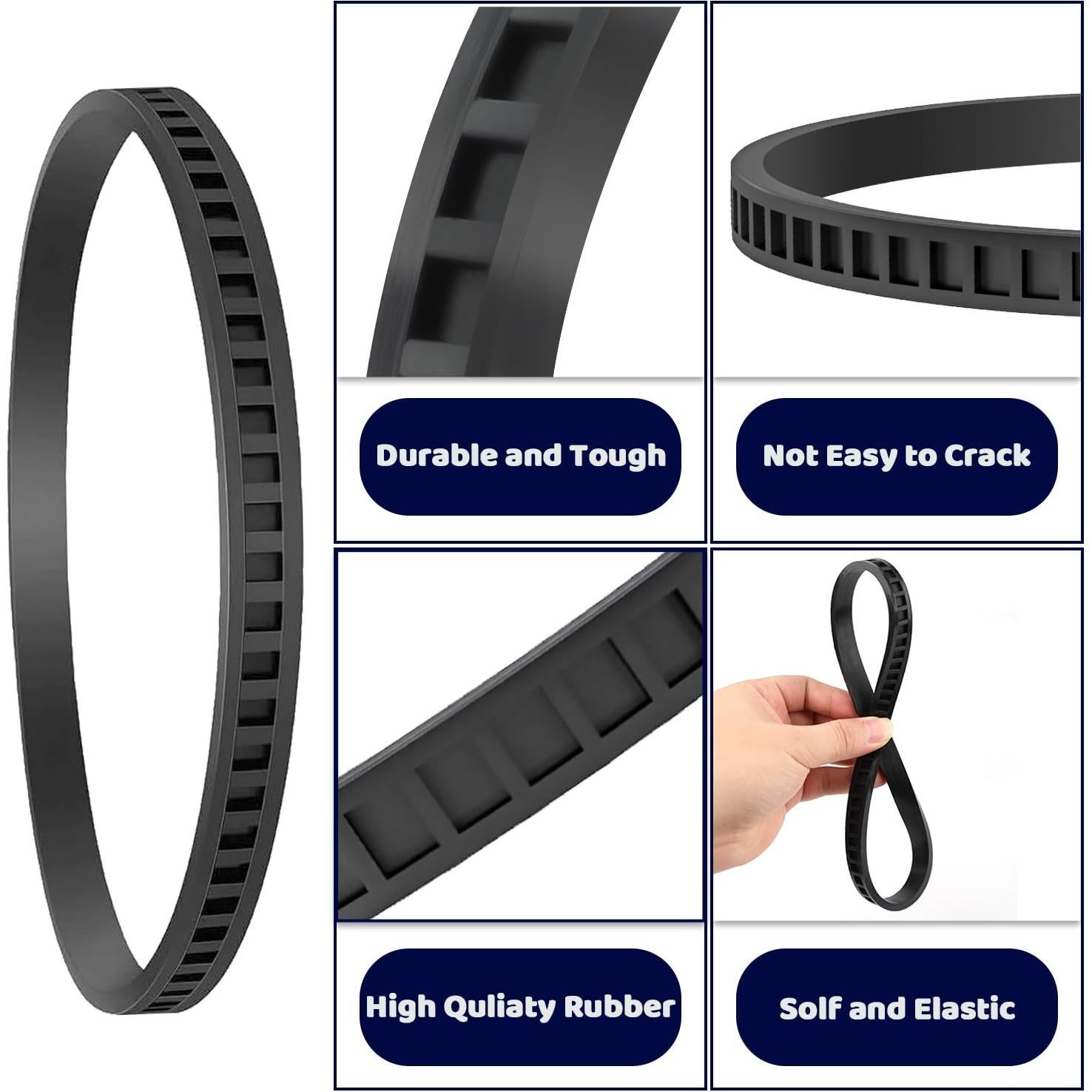 4 Reemplazos Neumáticos Polea Sierra Banda Milwaukee 6225-6238