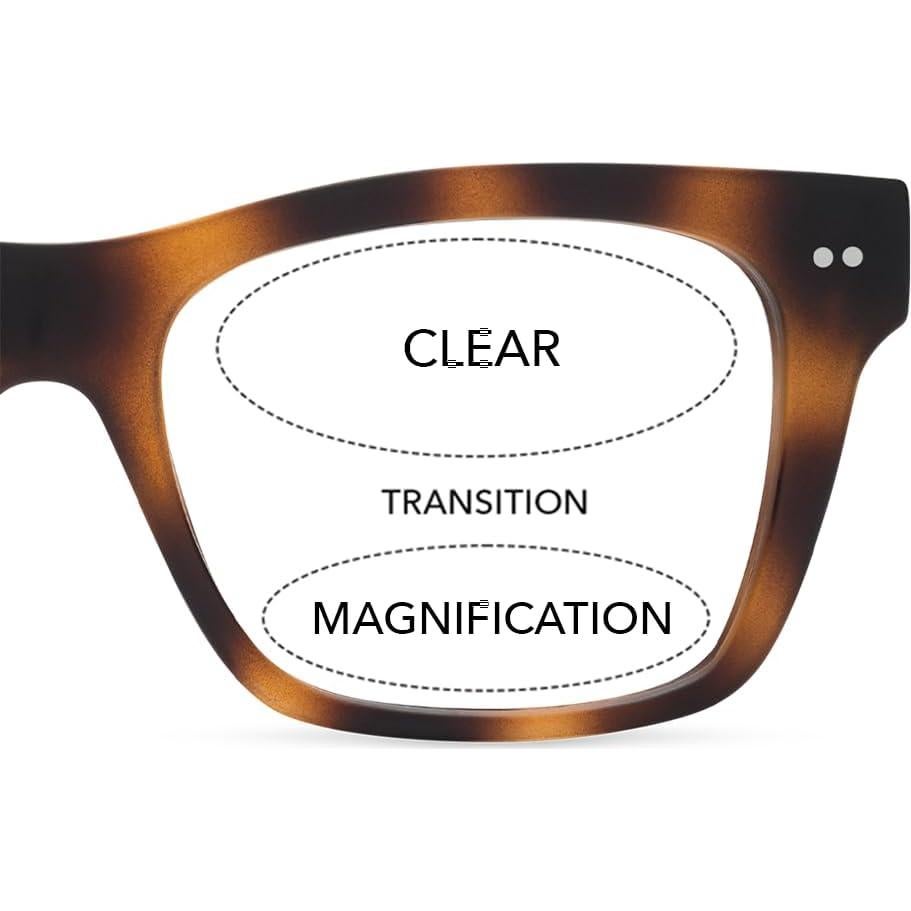 Gafas de Lectura LOOK OPTIC Tortuga Progresiva 1.5x