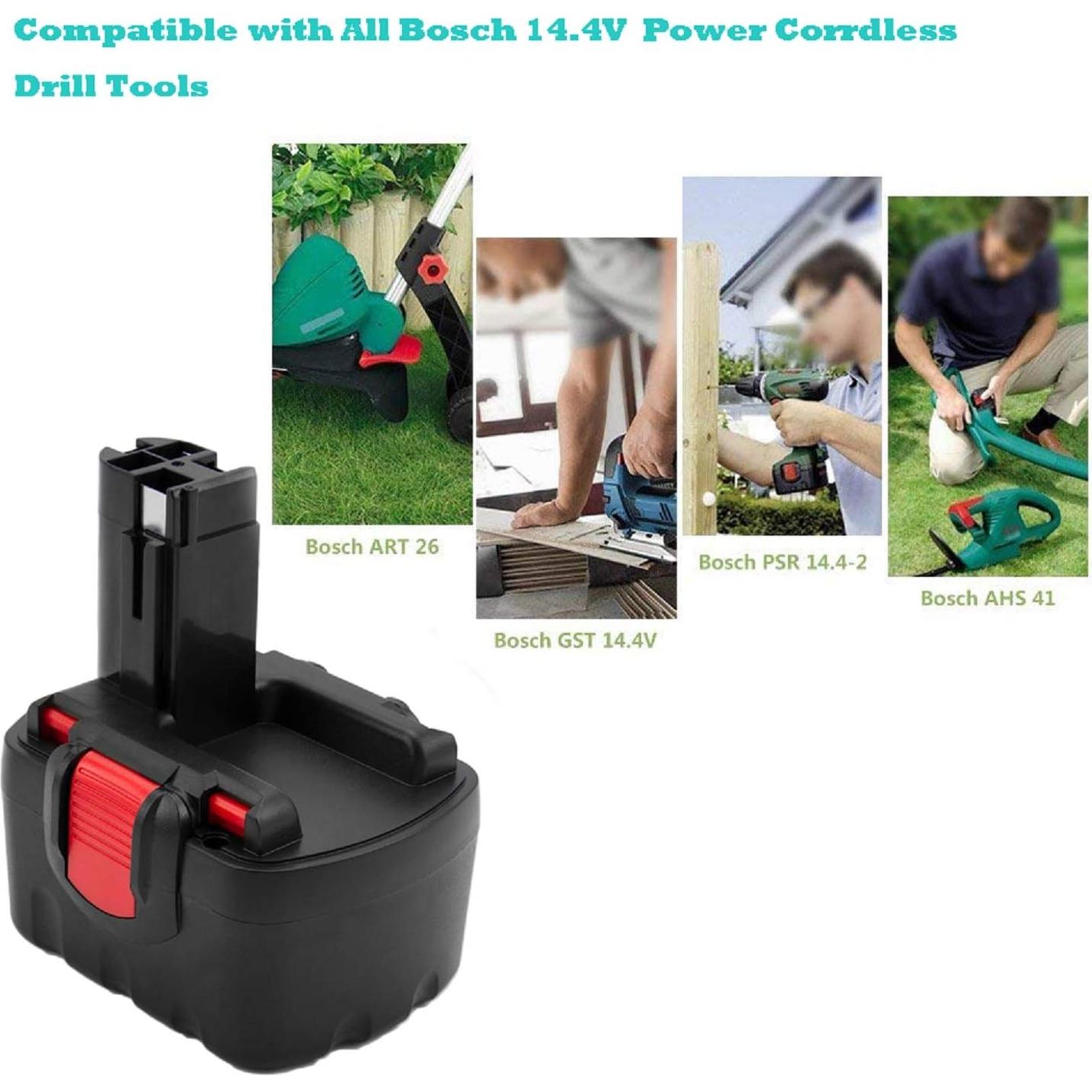 Batería Ni-MH 14.4V 3500mAh Creabest para Bosch BAT038