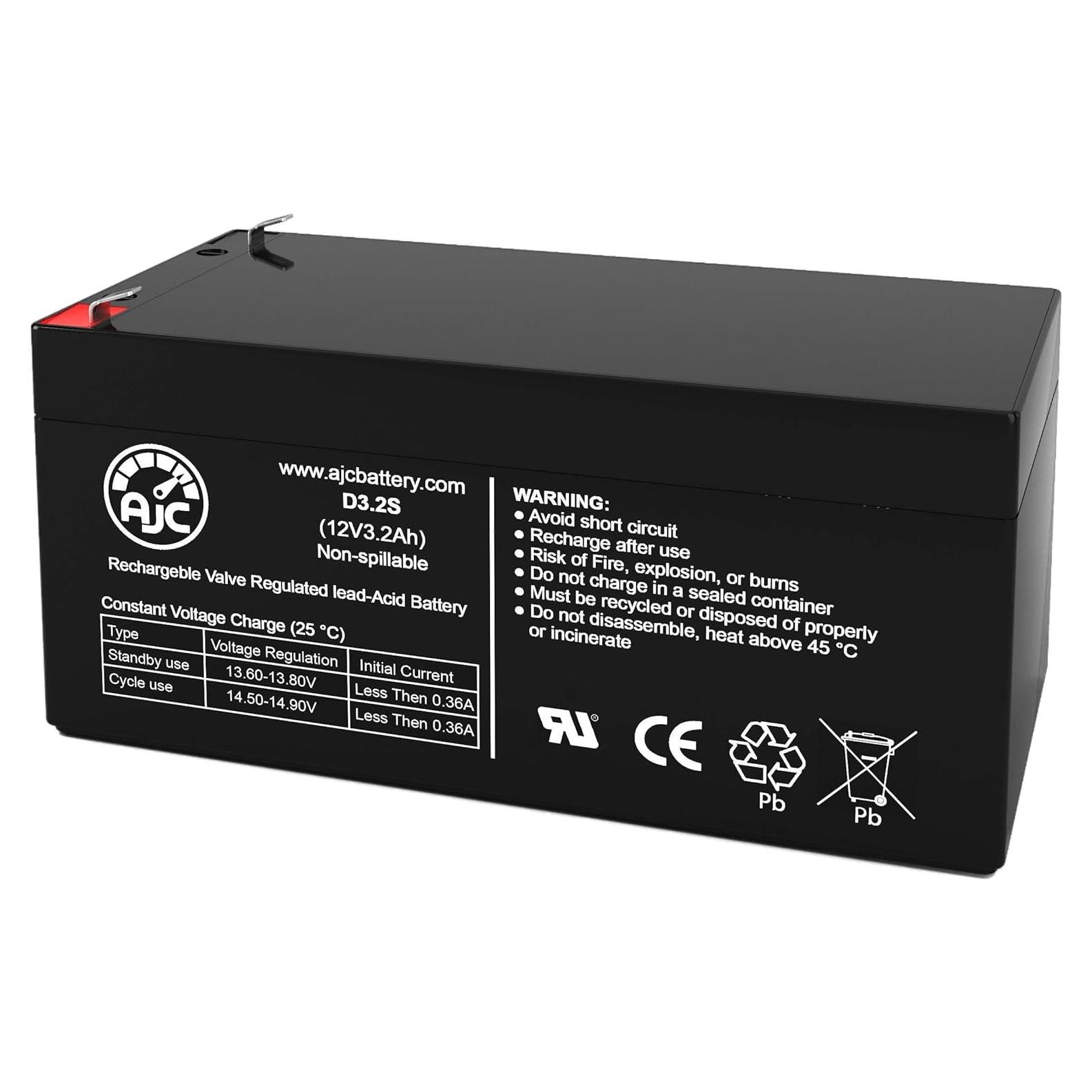 Batería AJC 12V 3.2Ah para Cortadora Black & Decker CST1100