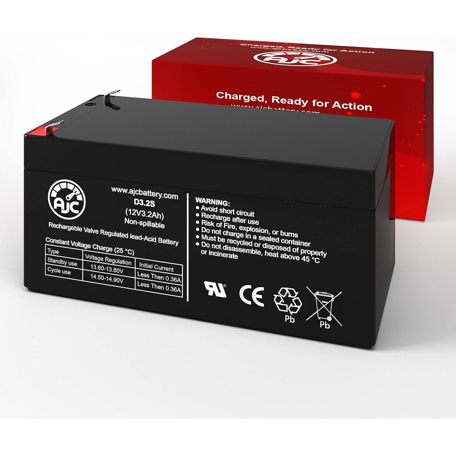 Batería AJC 12V 3.2Ah para Cortadora Black & Decker CST1100