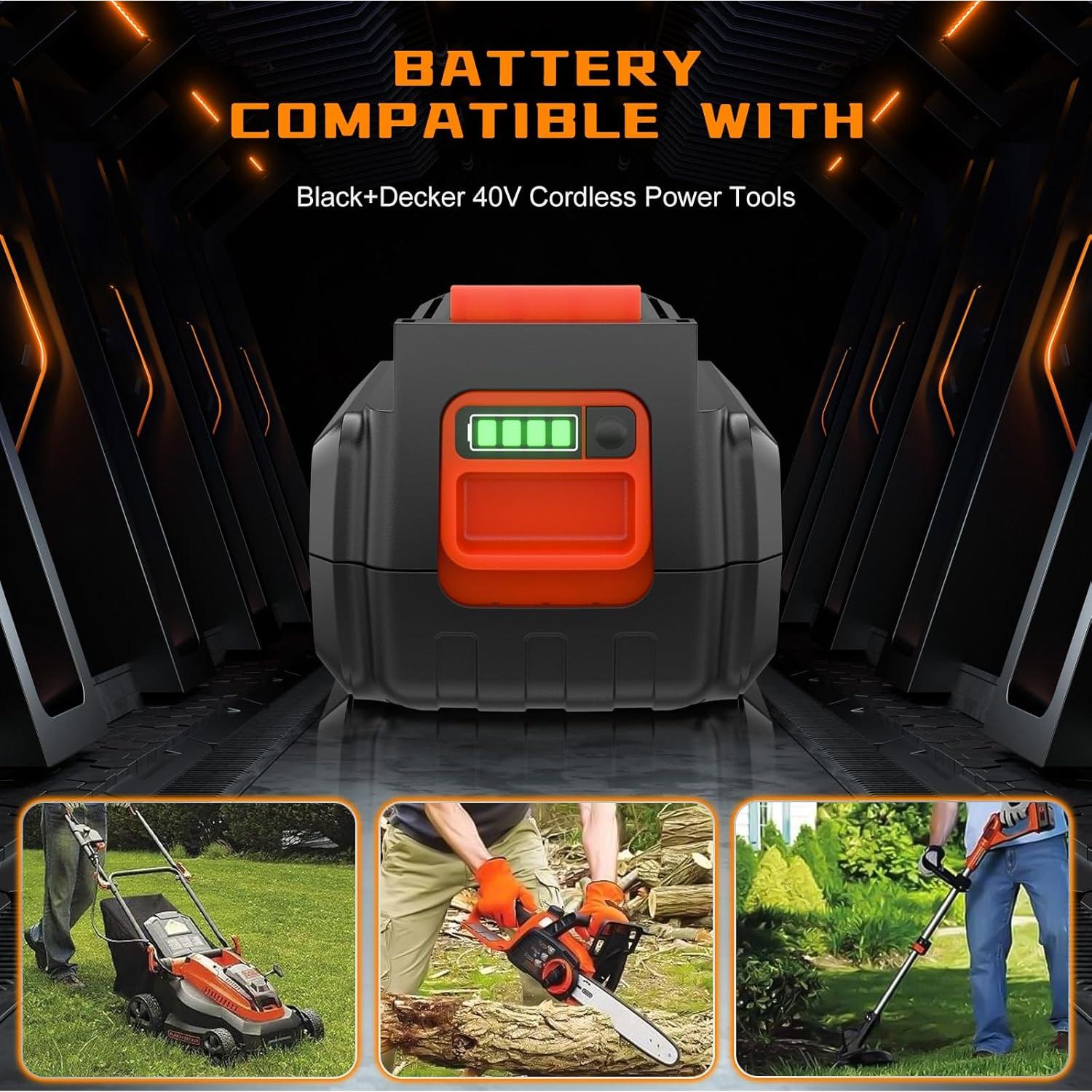 Batería de Litio 3500mAh y Cargador Black & Decker 40V