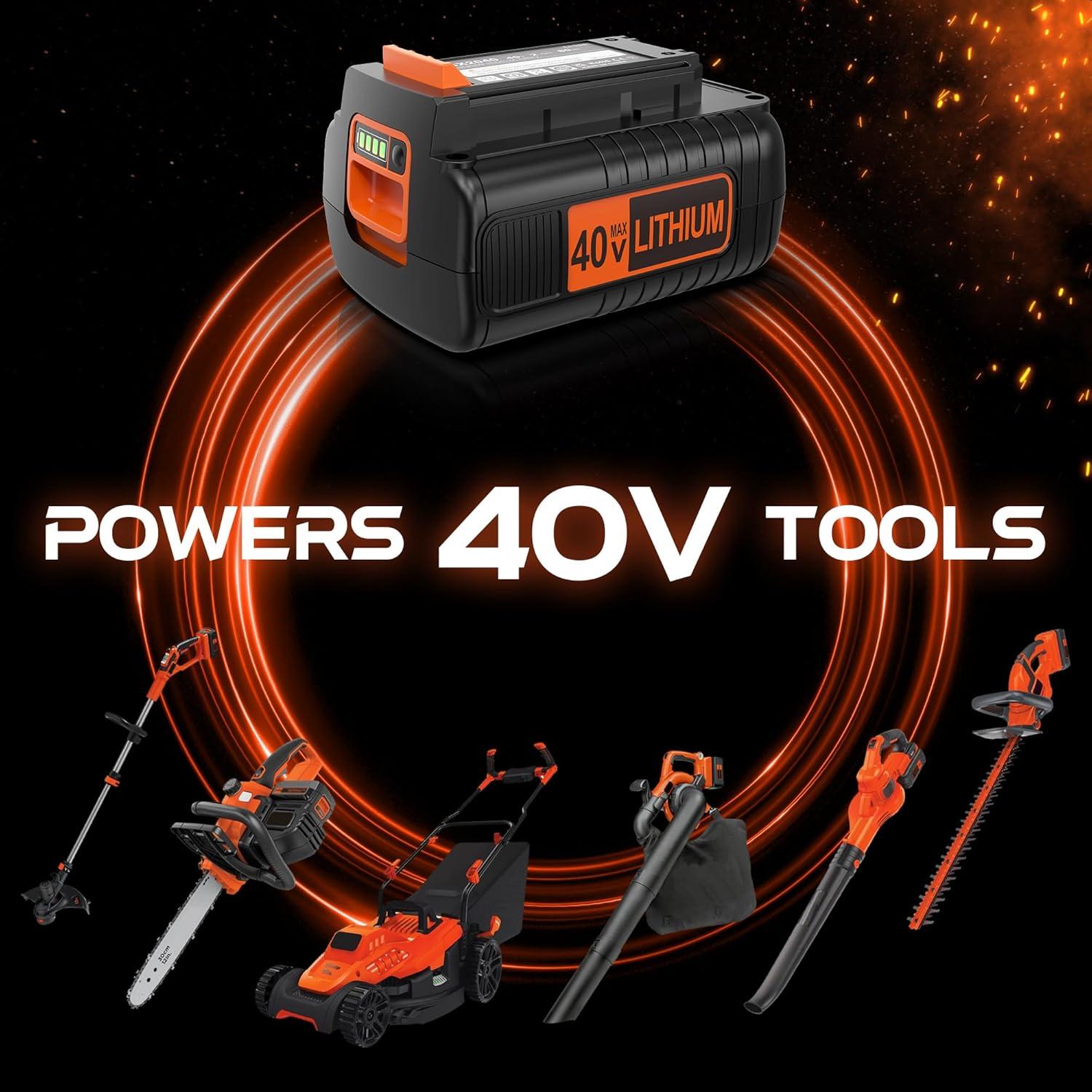 Batería de Litio 40V 2.0Ah ELECtrysium para Black & Decker