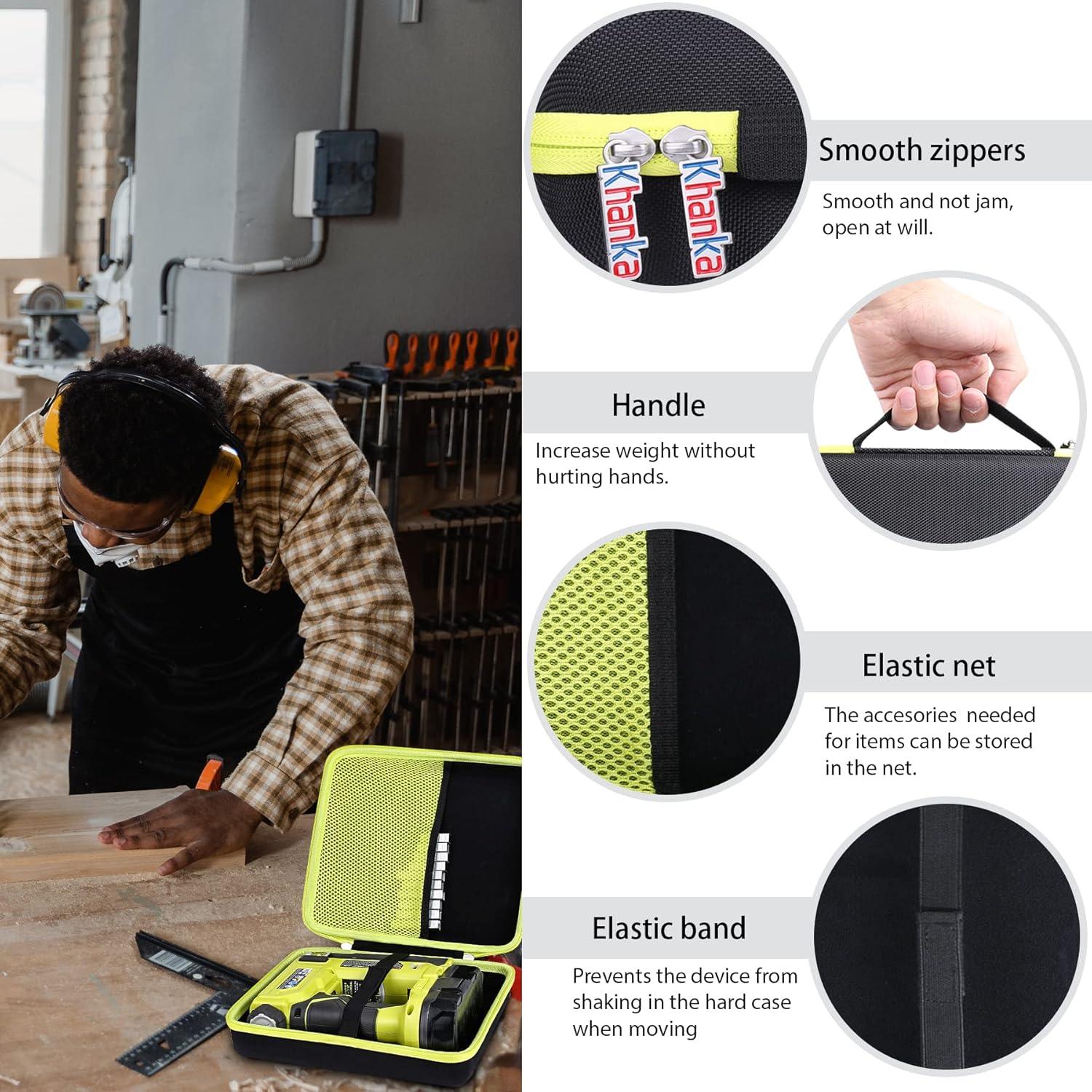 Funda Dura Khanka para Grapadora Ryobi P317 - A Prueba de Agua