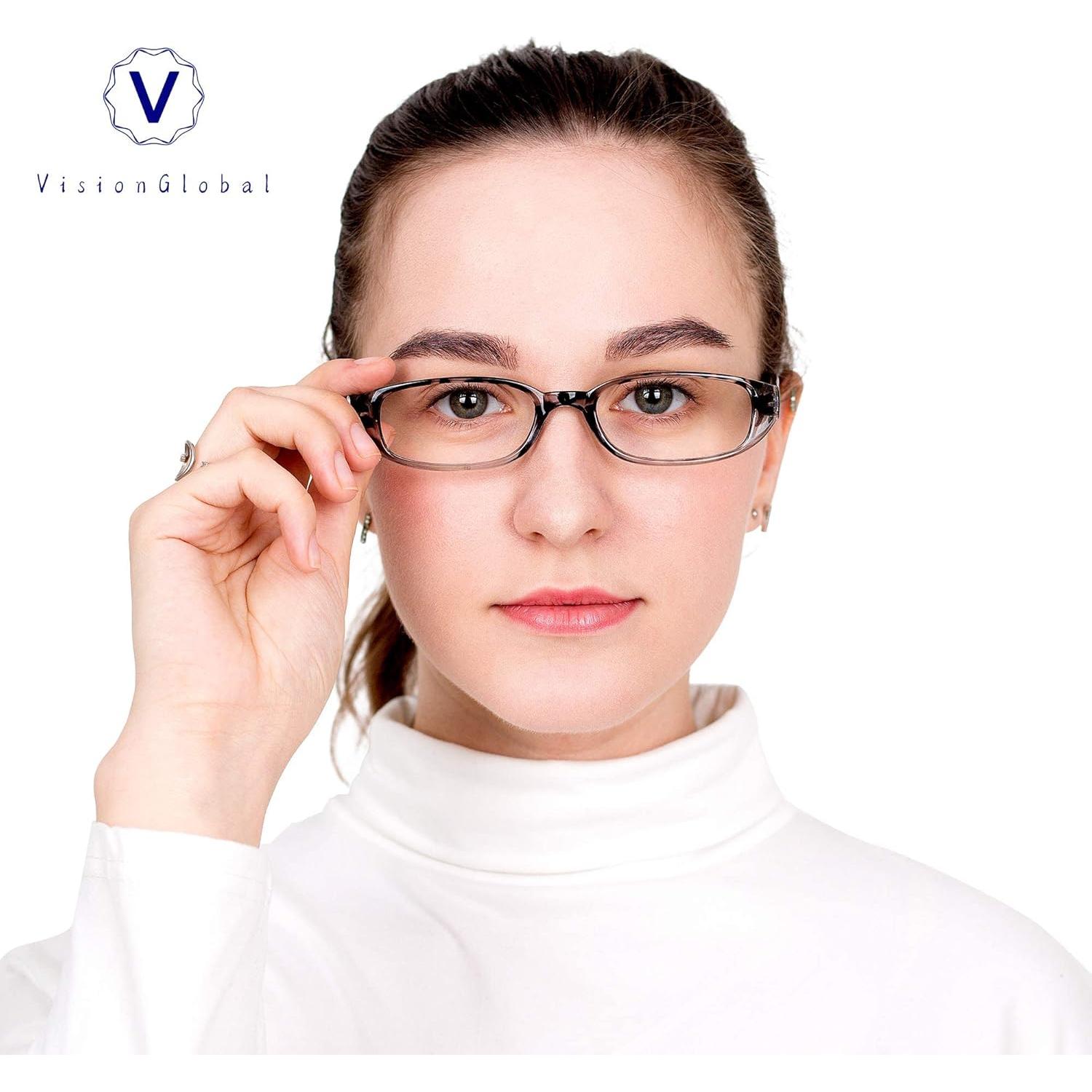 Gafas de Lectura VisionGlobal +3.00 Luz Azul Unisex Negro