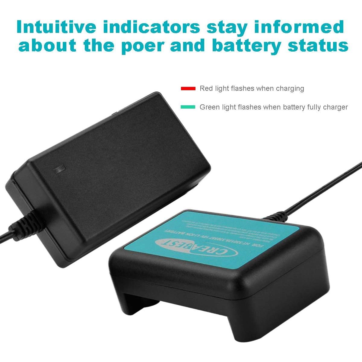 Cargador de Batería Creabest 18V para Hitachi BSL1830C BSL1815X