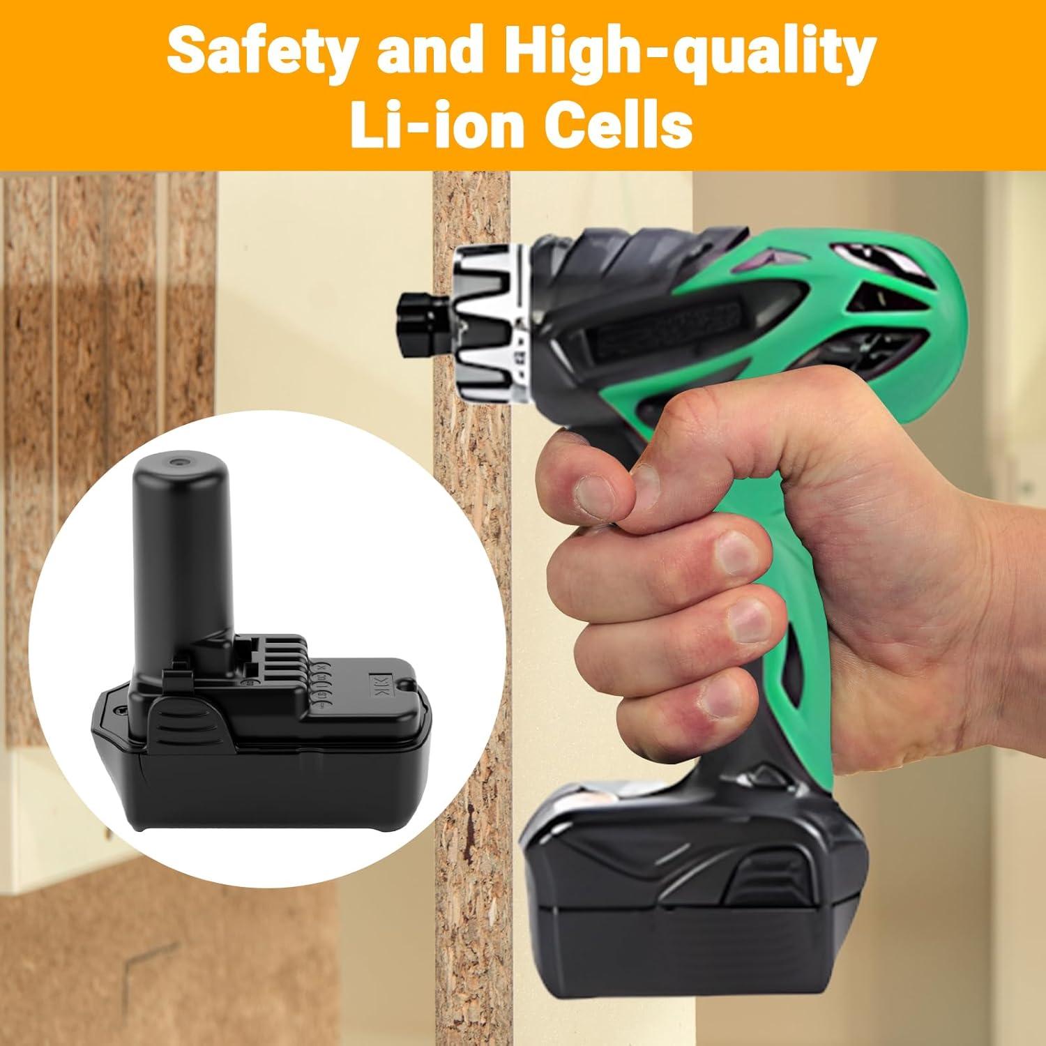 Batería de Reemplazo Hitachi 18V 4000mAh Li-ion 2 Paquetes