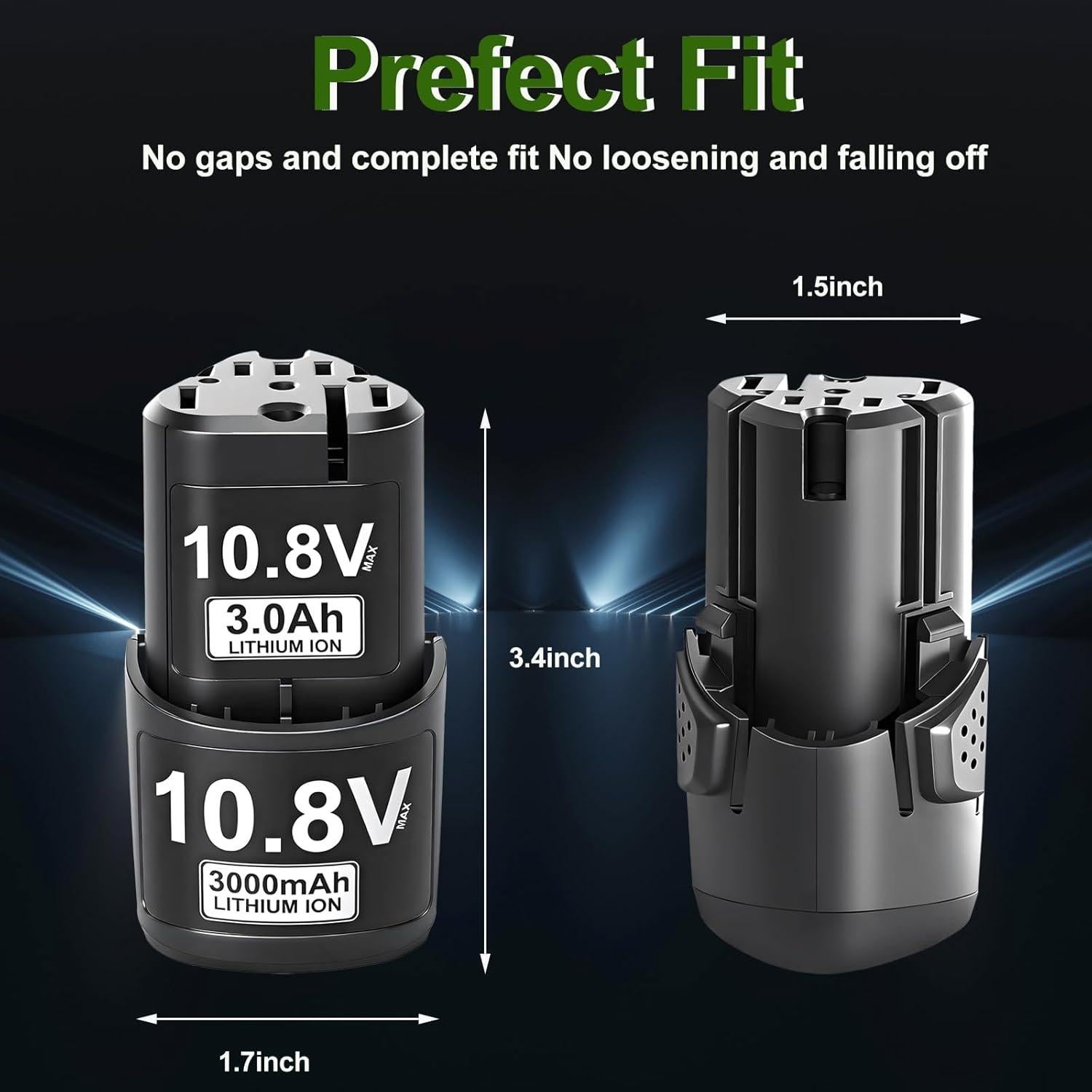 Batería de Reemplazo 3000mAh 10.8V para Stihl HSA26 AS2 GTA26