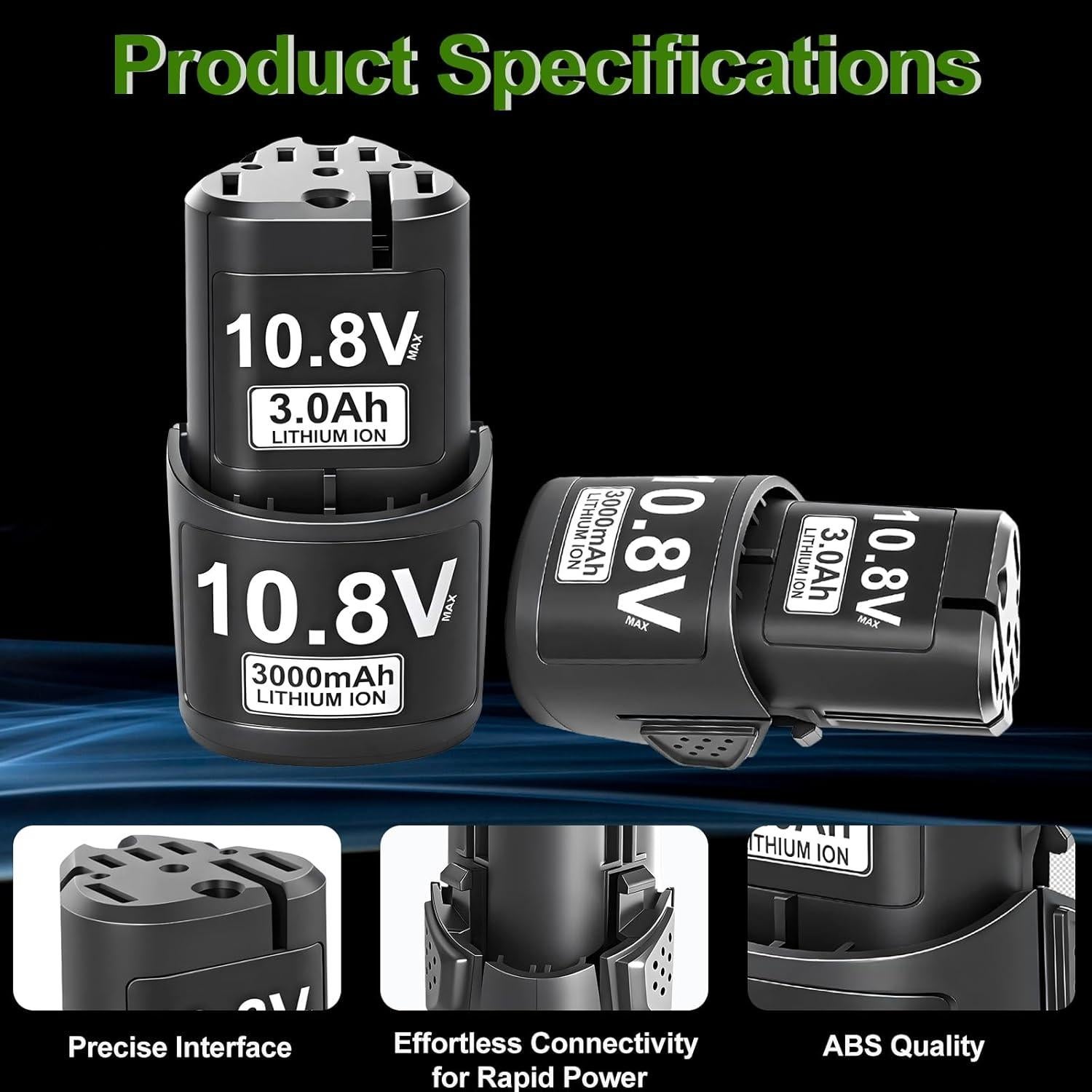 Batería de Reemplazo 3000mAh 10.8V para Stihl HSA26 AS2 GTA26