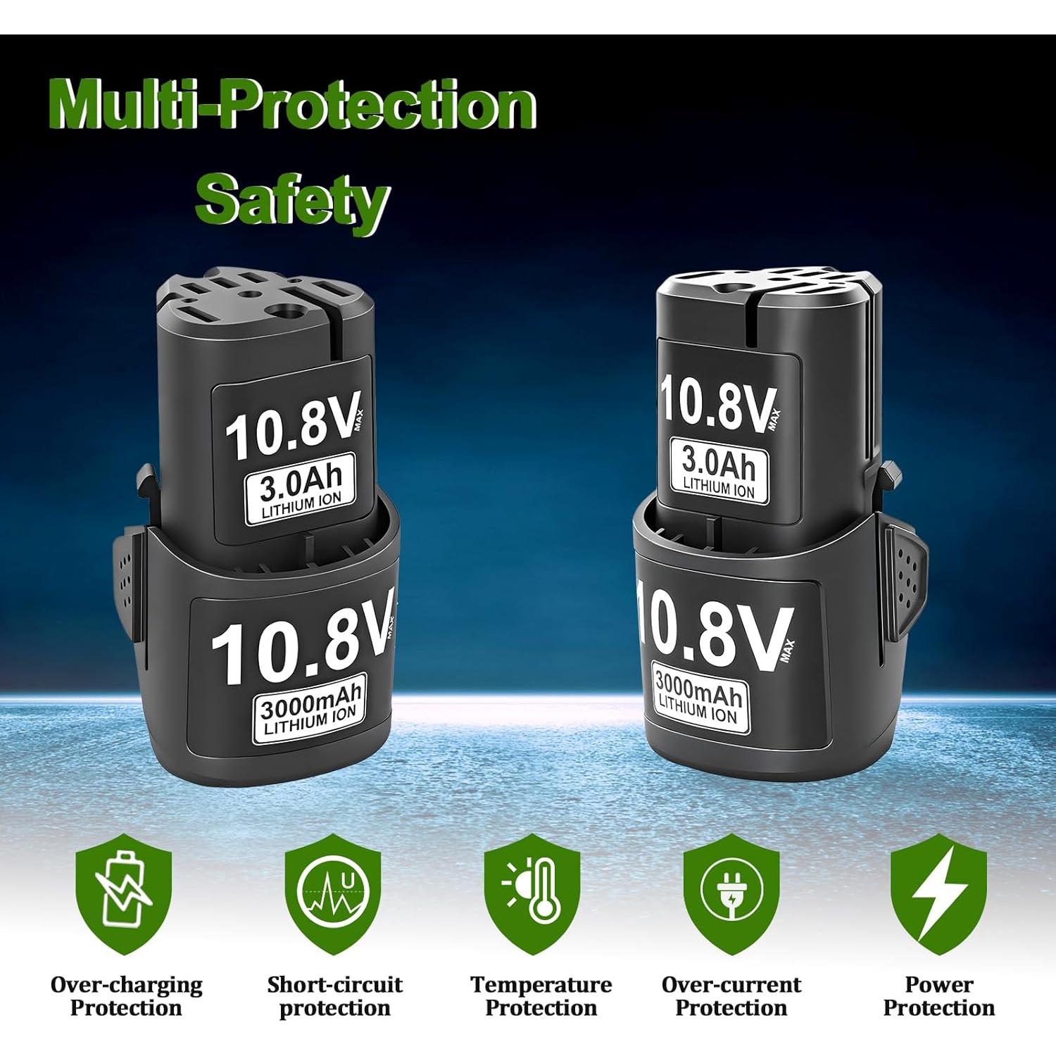 Batería de Reemplazo 3000mAh 10.8V para Stihl HSA26 AS2 GTA26