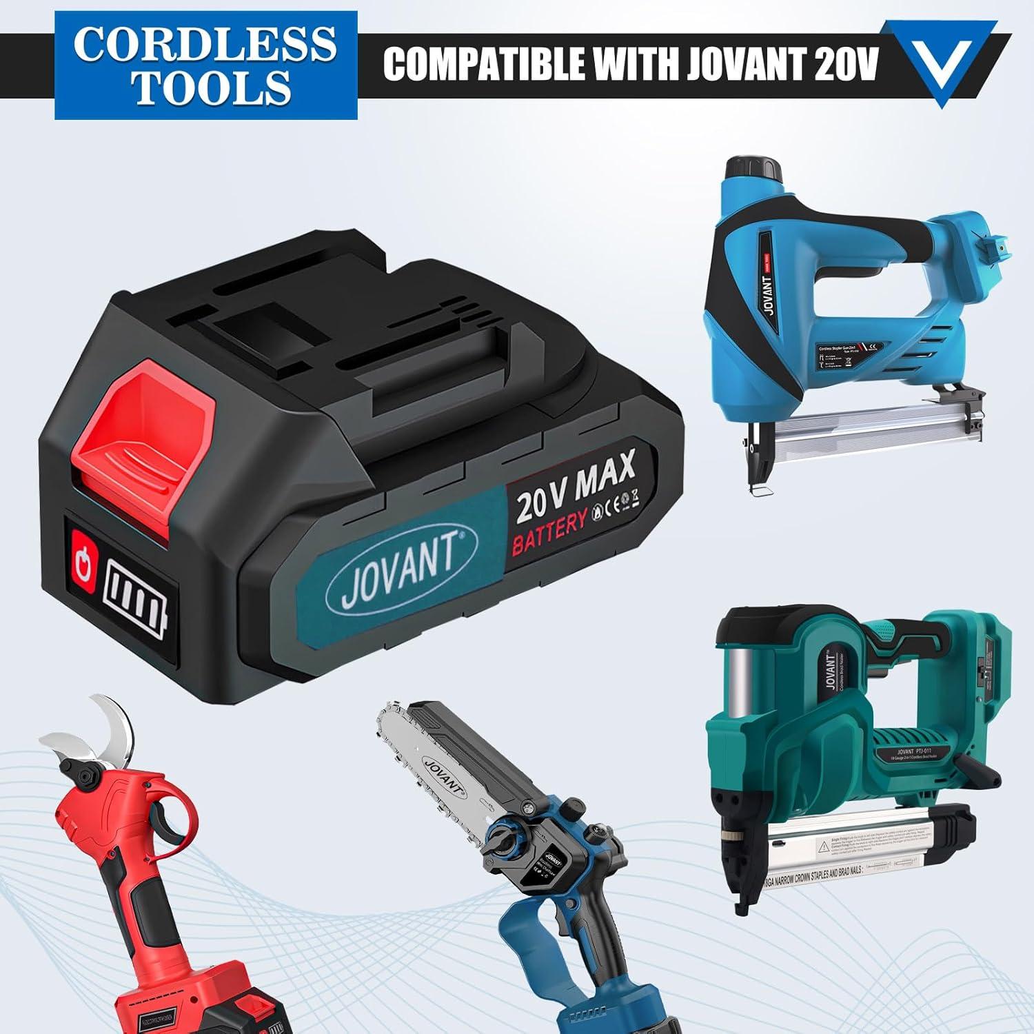 Batería de Litio 20V 4.0Ah JOVANT para Herramientas Eléctricas