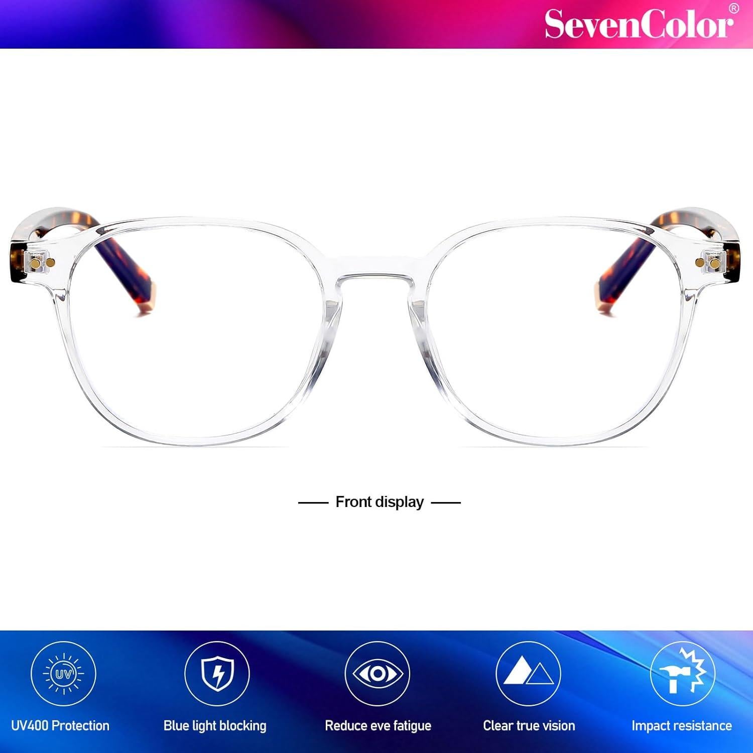 Gafas Cuadradas SevenColor SC2505 con Filtro Luz Azul