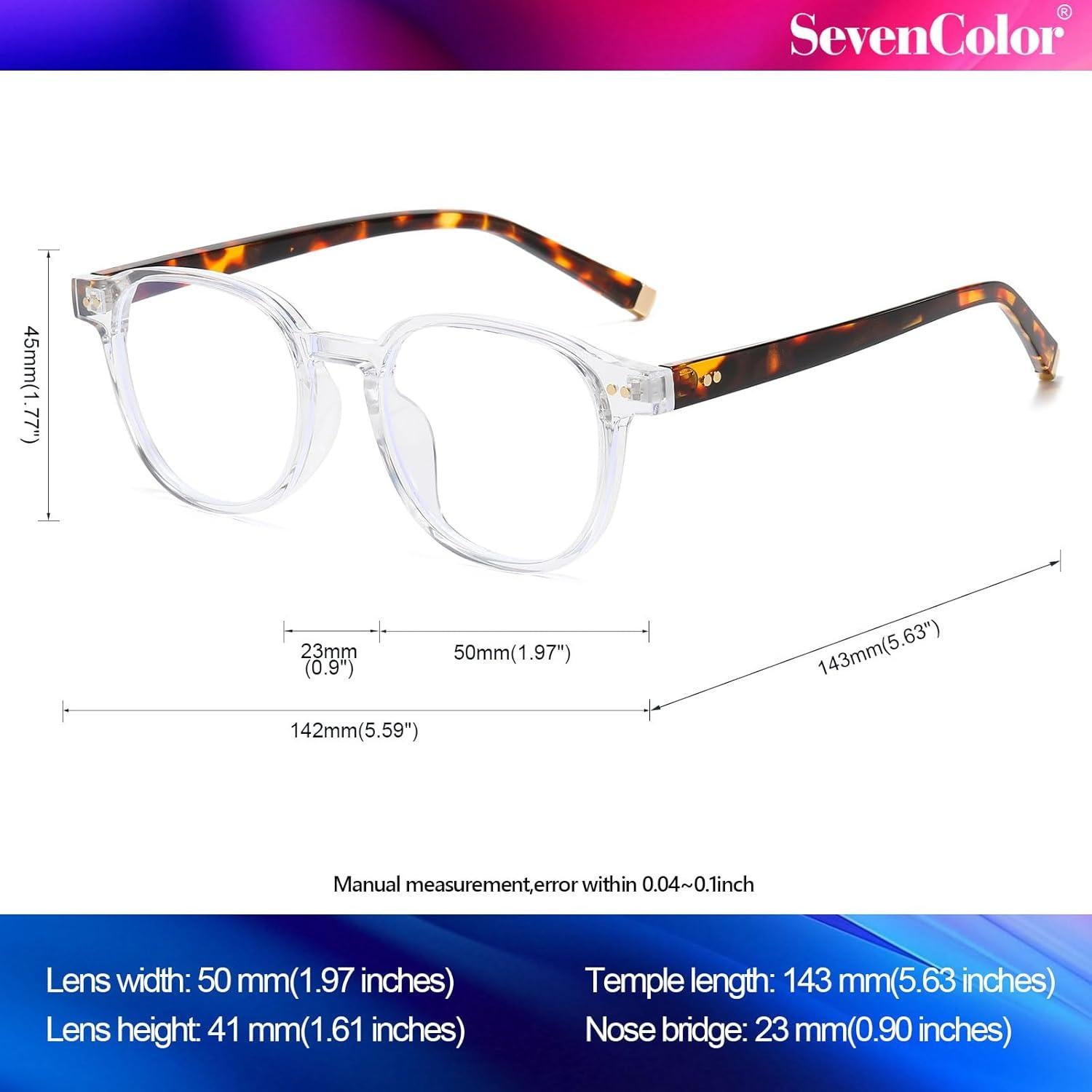 Gafas Cuadradas SevenColor SC2505 con Filtro Luz Azul