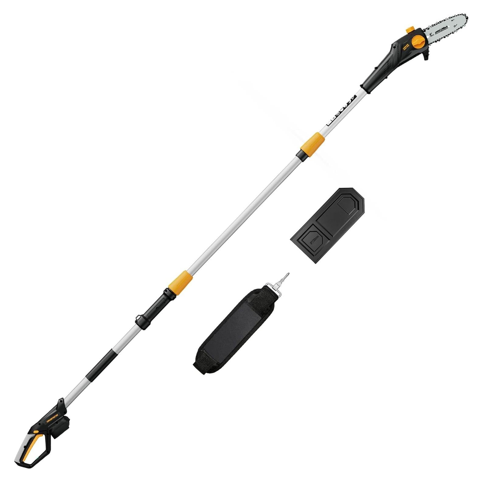 Sierra de Poste Inalámbrica HEINPRO 8" 20V, Alcance 4.3m