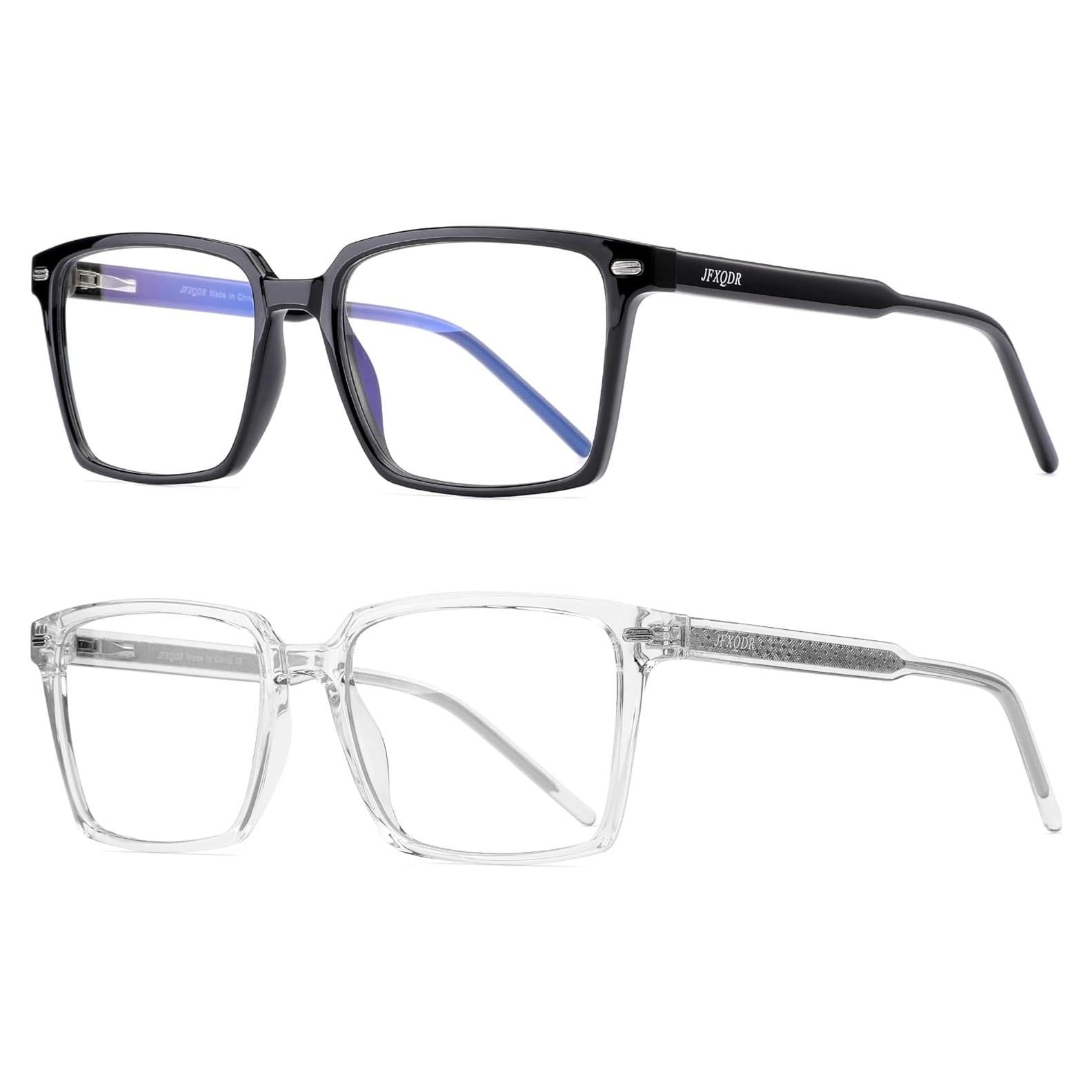 Gafas Anti Luz Azul TR90 Marco Negro y Transparente