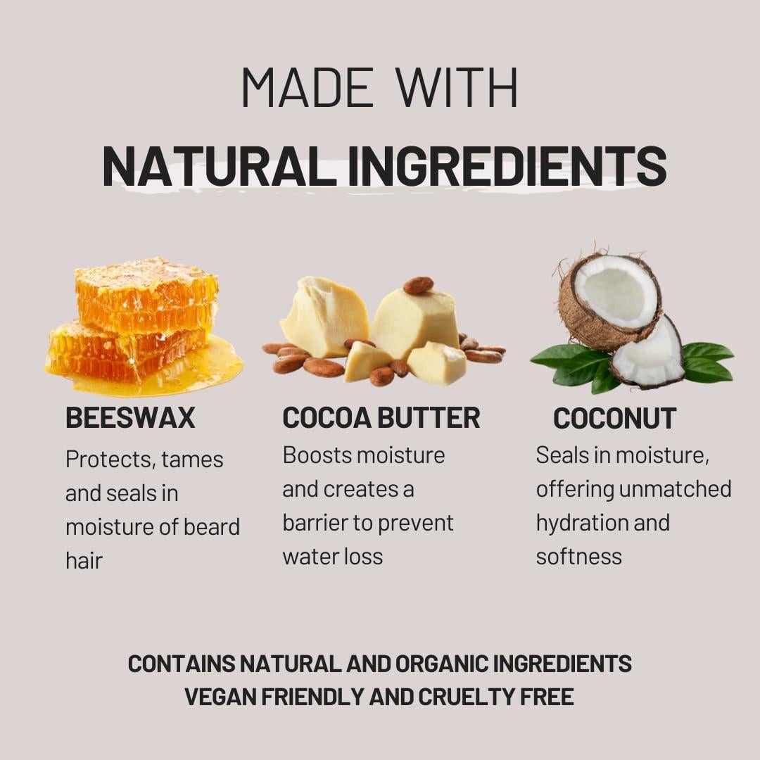 Bálsamo para Barba ZOUSZ Black Oud 50ml Hidratante Natural