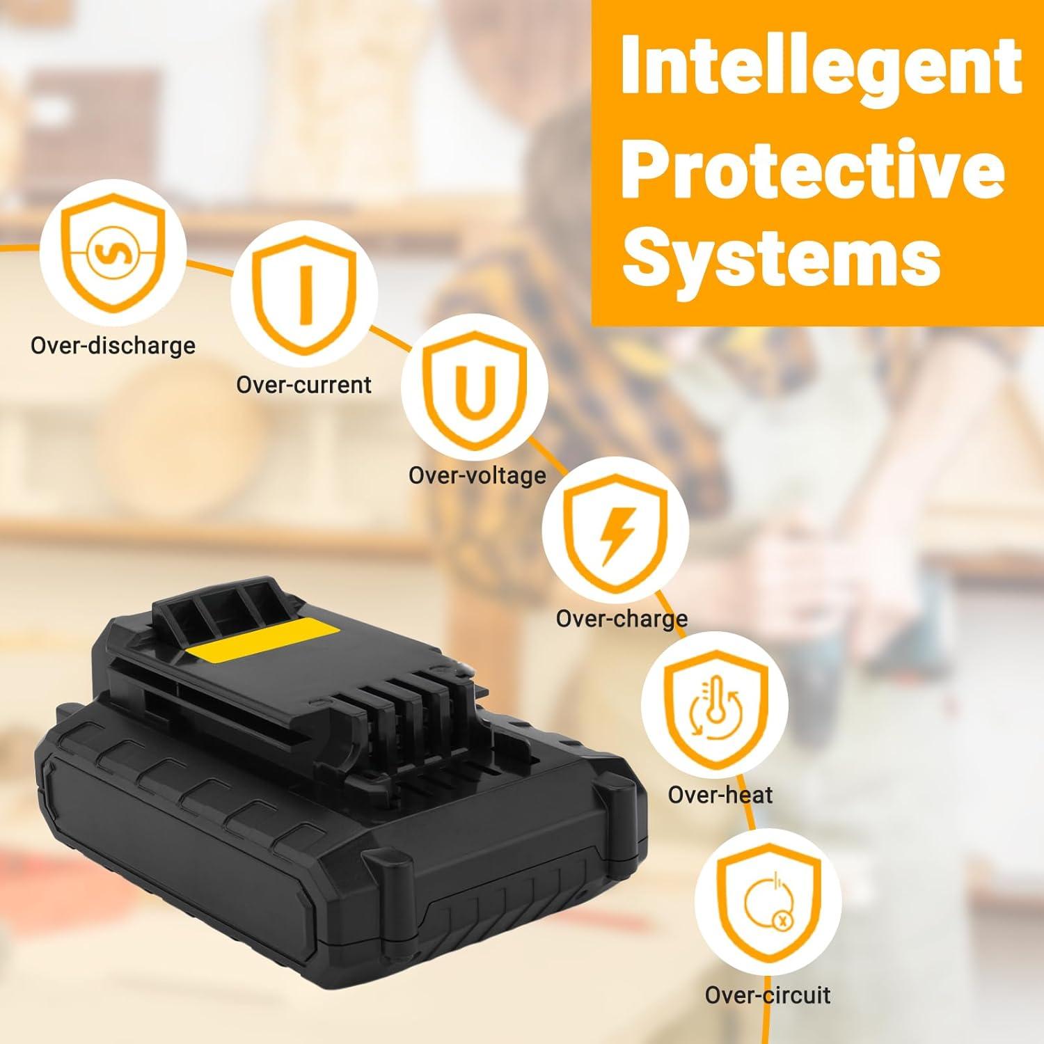 Batería de Reemplazo Li-ion 18V 4000mAh Porter Cable