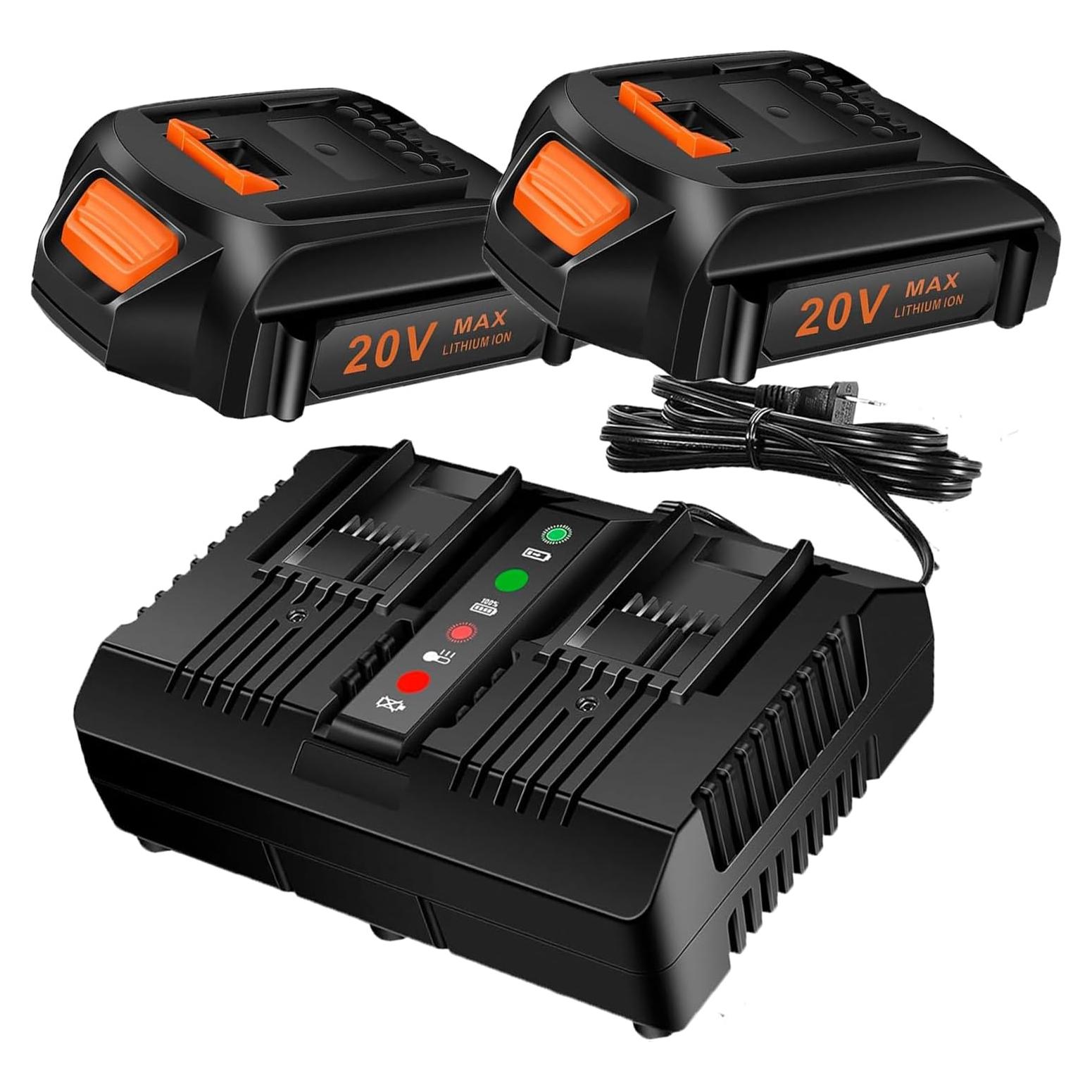 Kit Cargador y Batería Reemplazo 20V Cell9102 3000mAh