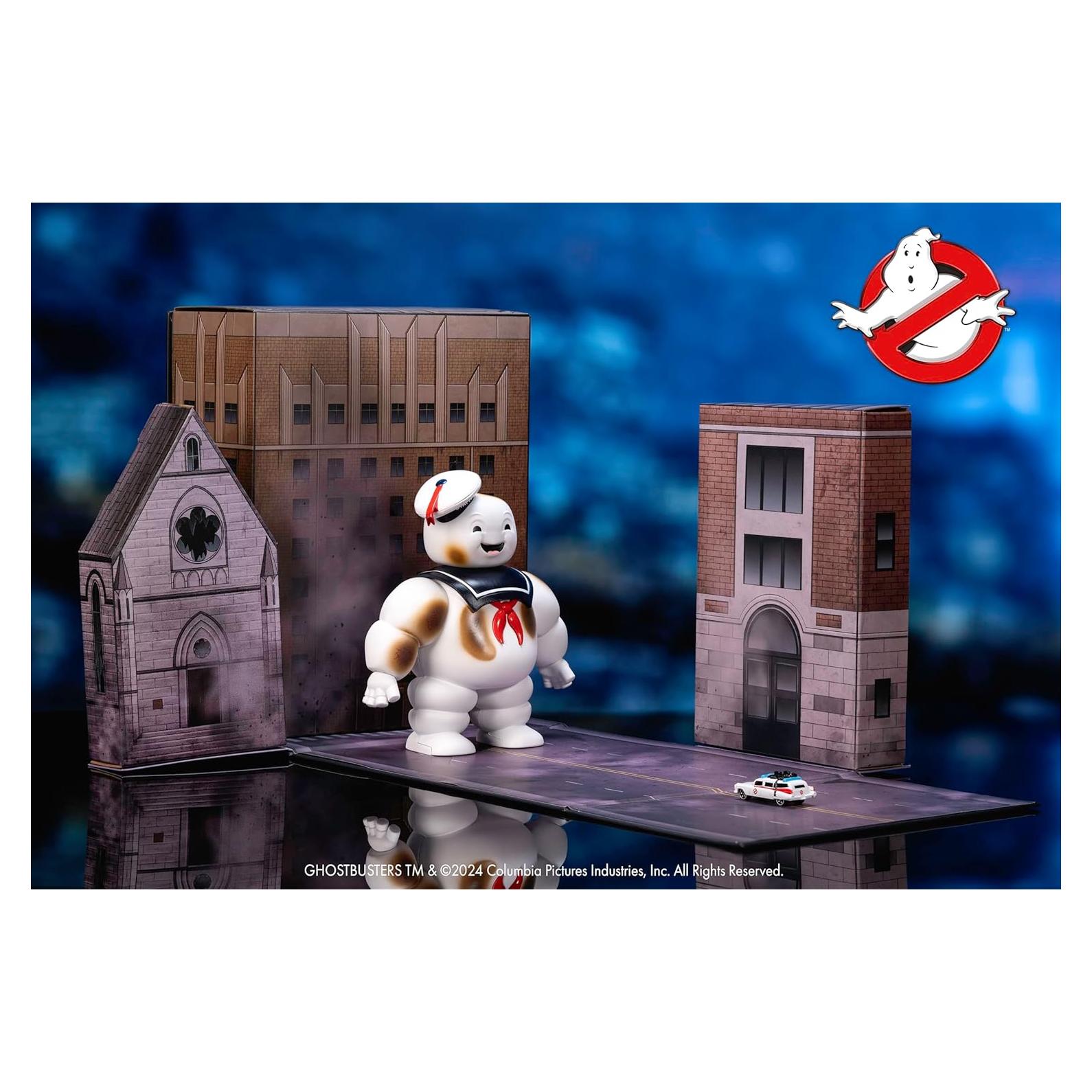 Figura Stay Puft 15.24 cm Jada Toys con Nano Ecto-1