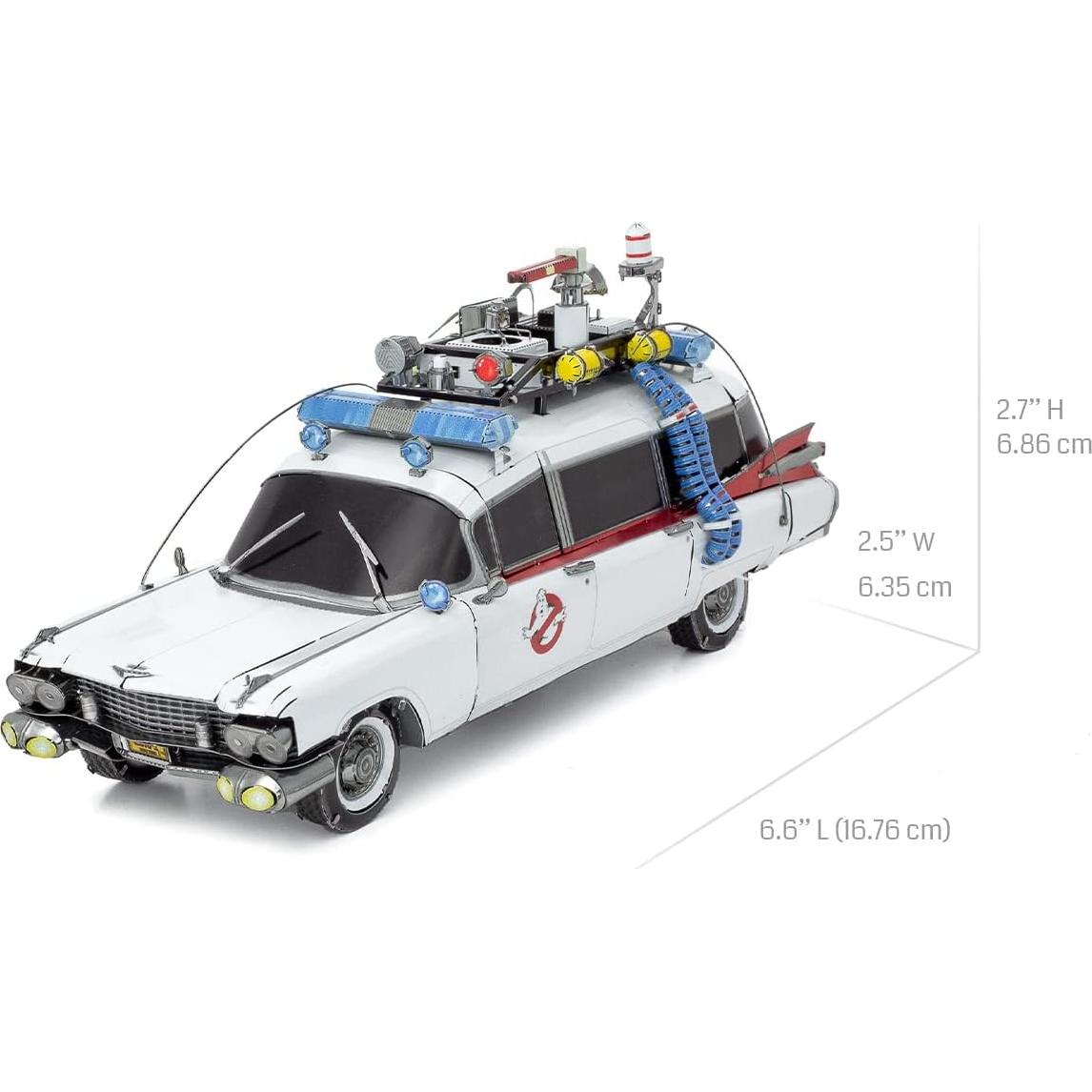Kit de Modelo 3D Metal Earth Ecto-1 Cazafantasmas 300 Piezas