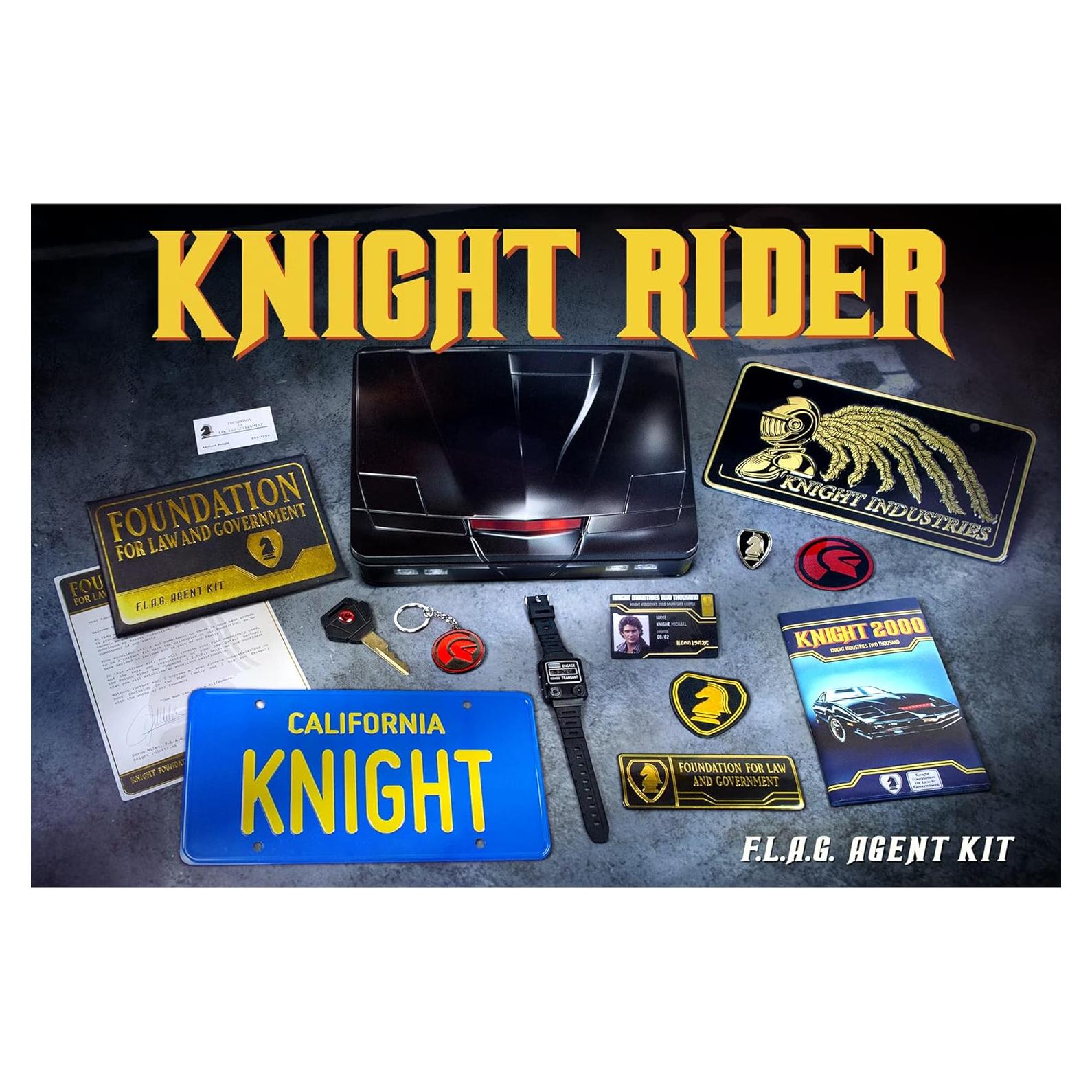 Kit Coleccionable Agente F.L.A.G. Caballero Conductor - 16 Piezas