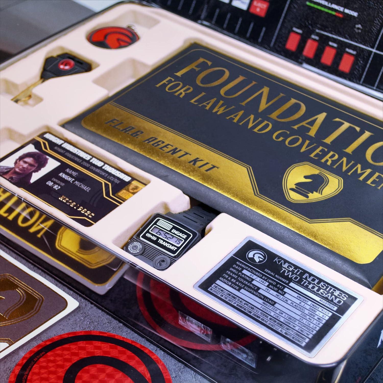 Kit Coleccionable Agente F.L.A.G. Caballero Conductor - 16 Piezas